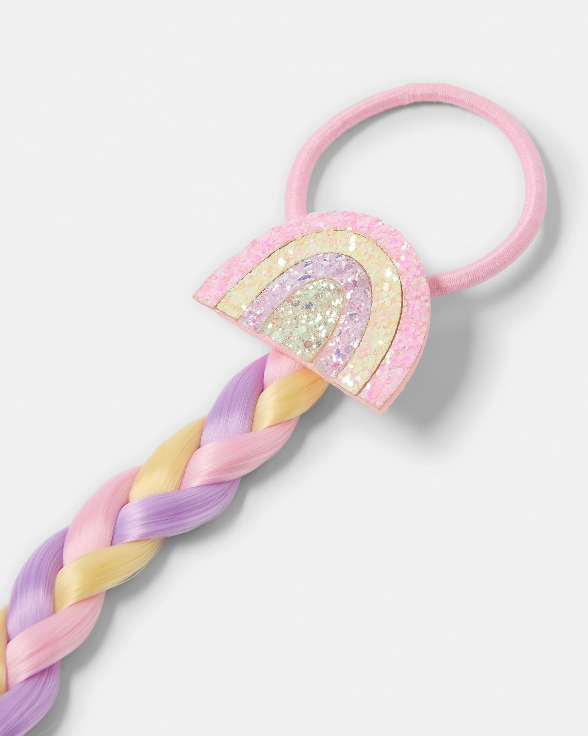 2 Rainbow Hair Extension Hair Tie, 2 of 3