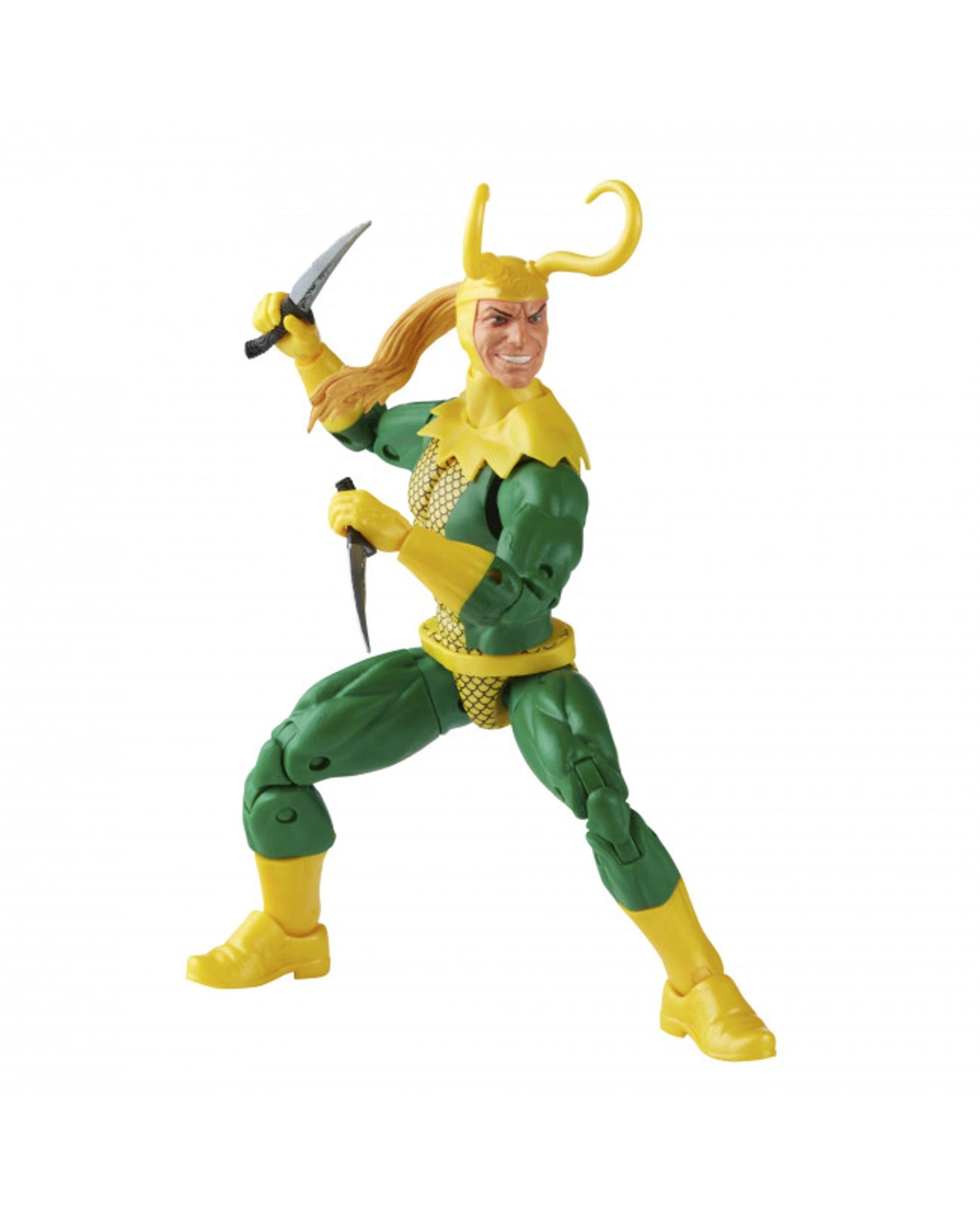 3 Marvel Legends Series Retro Loki 6 inch Action Figure, 3 of 5