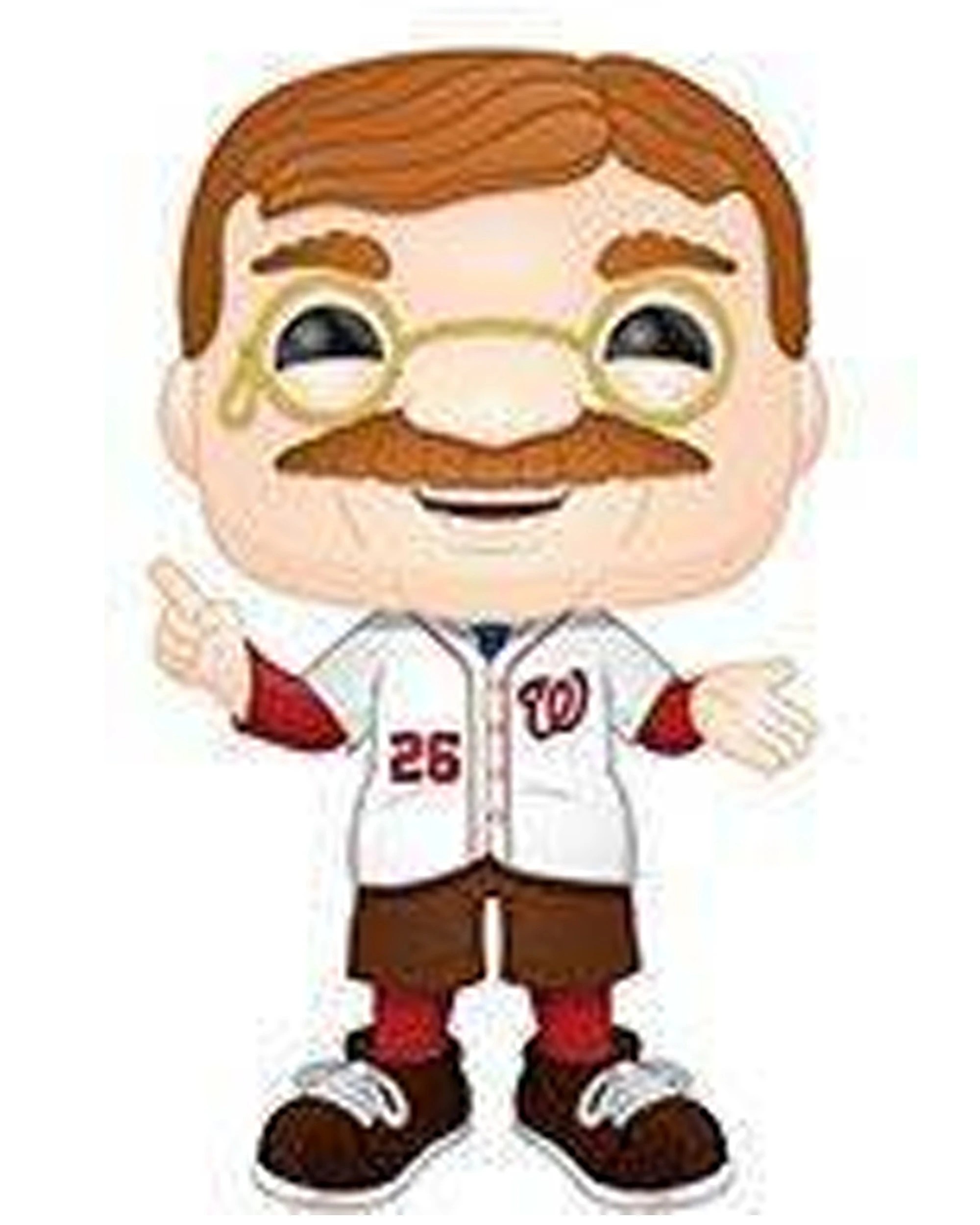 3 Pop Vinyl Figurine MLB Teddy Roosevelt - Vinyl Action Figure - 10cm - 1x - Multi, 3 of 3
