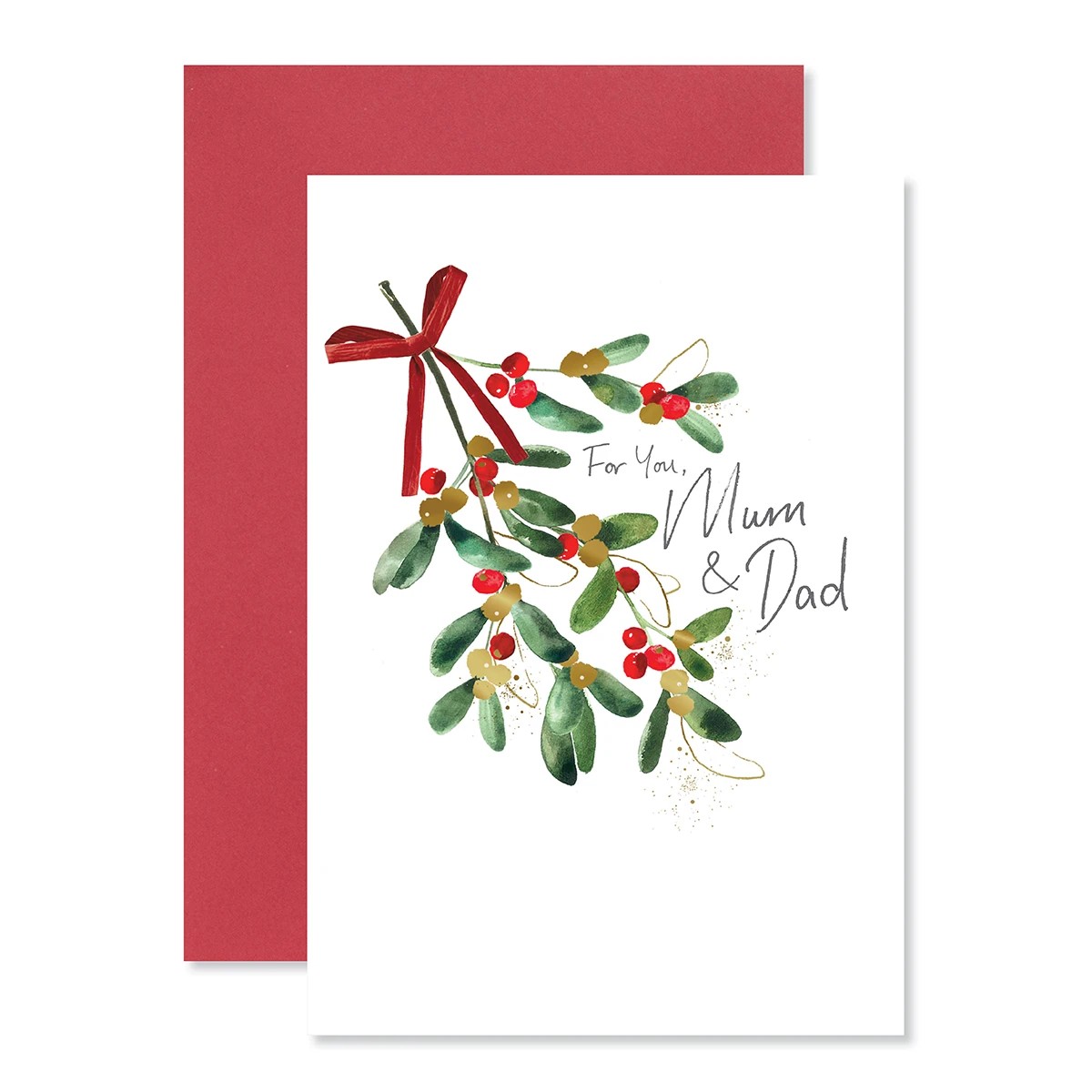 1 Hallmark Christmas Card - Mum & Dad, 1 of 3