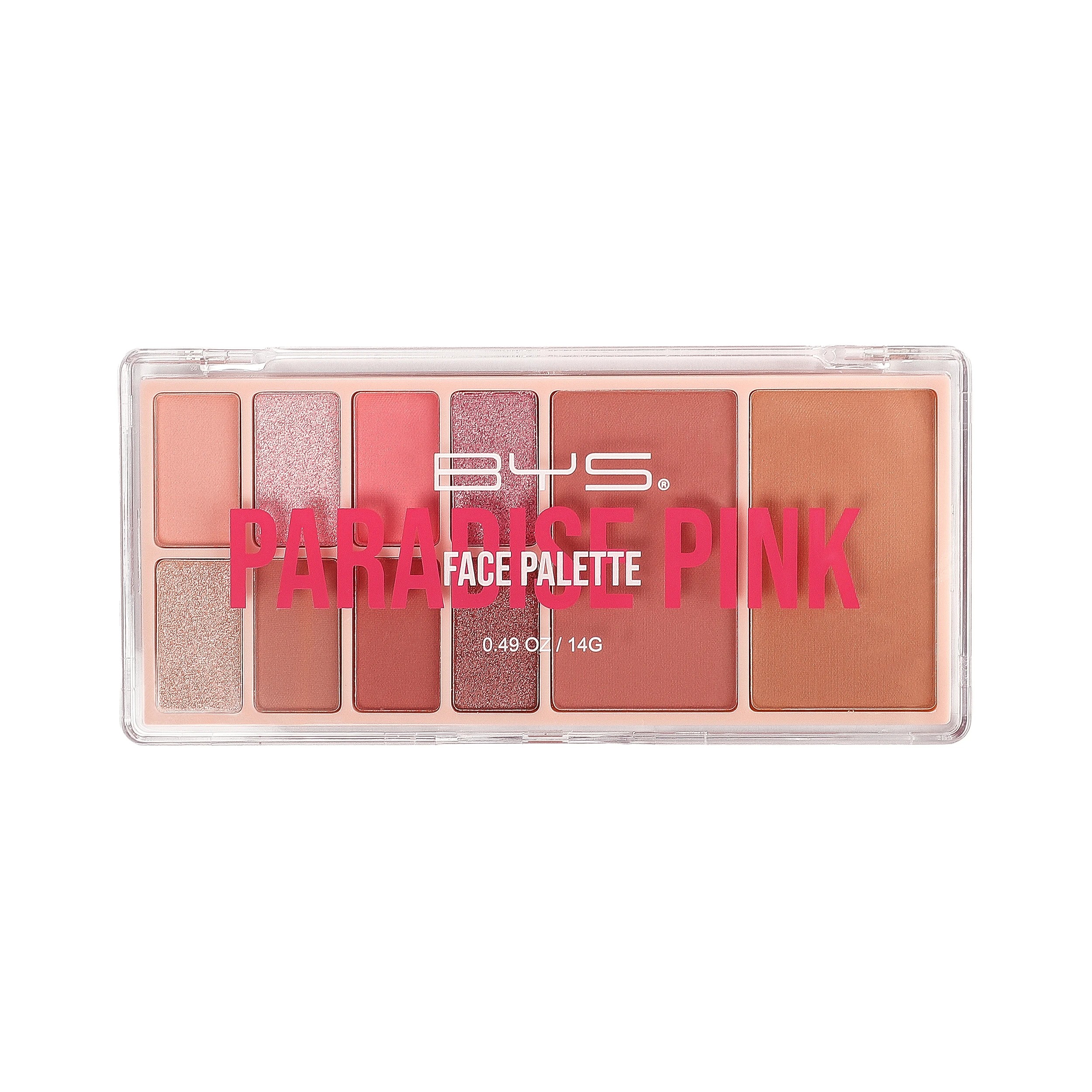 1 BYS 10 Shades Face Palette - Paradise Pink, 1 of 4