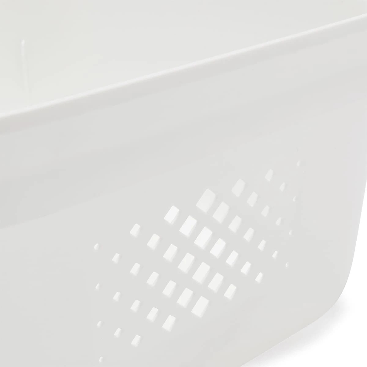 9 Storage Tub with Handle - Medium, White, 9 of 10