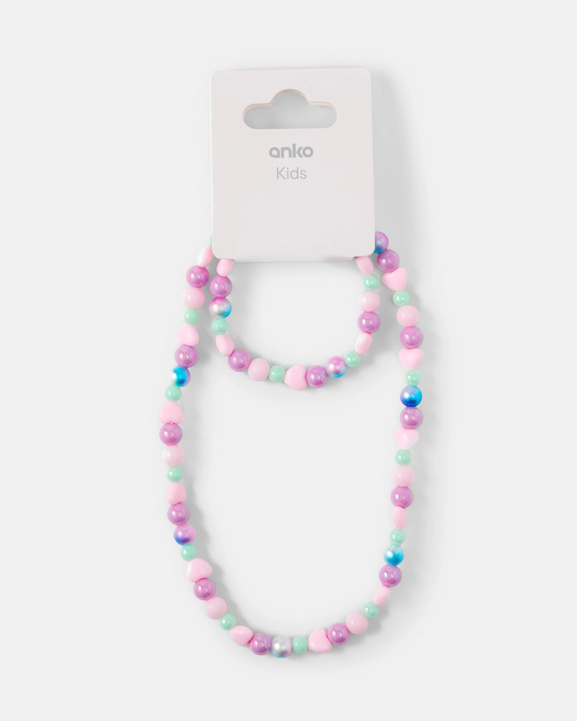 4 2 Pack Starfish Necklace and Bracelet Set - Purple, 4 of 4