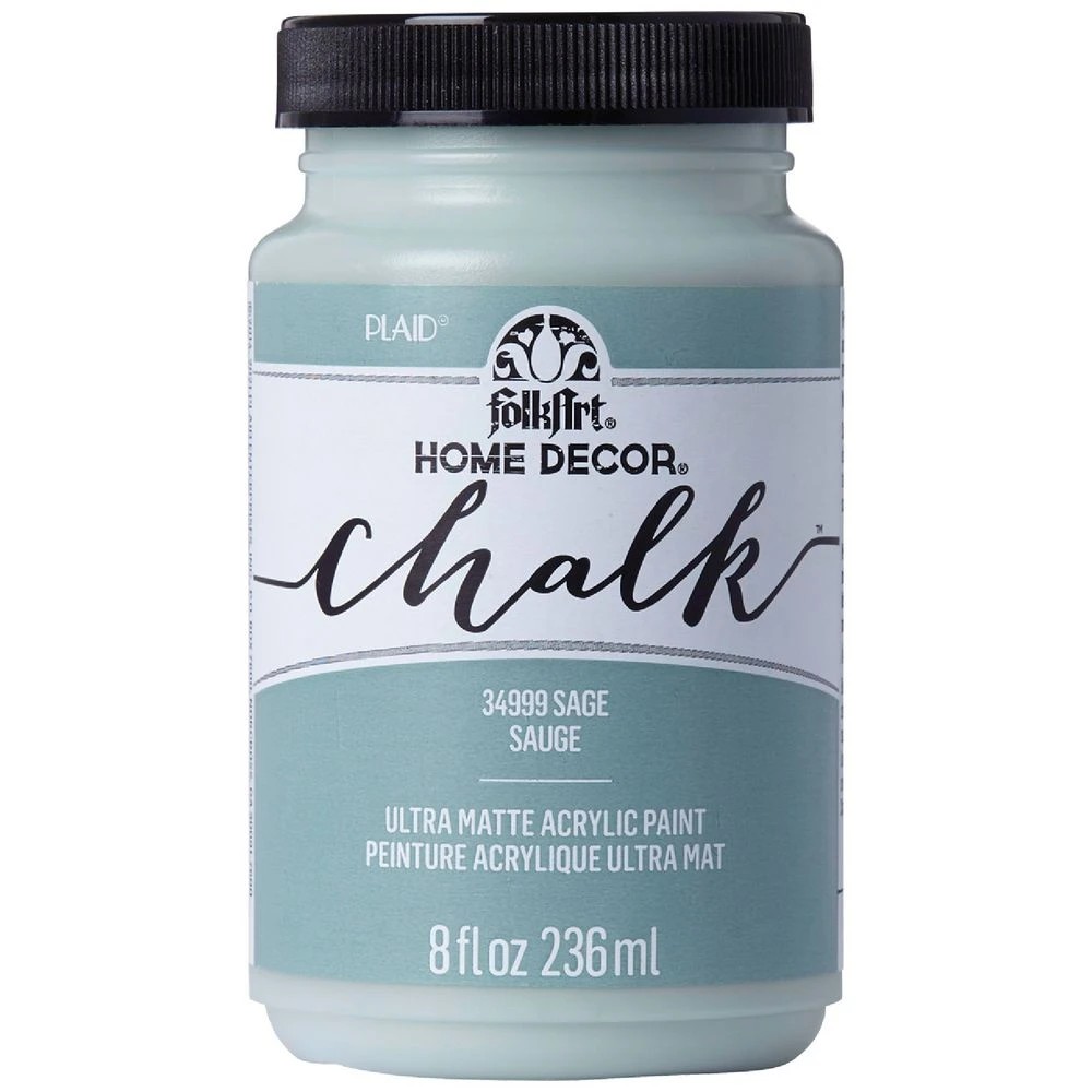 1 FolkArt Home Décor Chalk Acrylic Paint Sage, 1 of 3