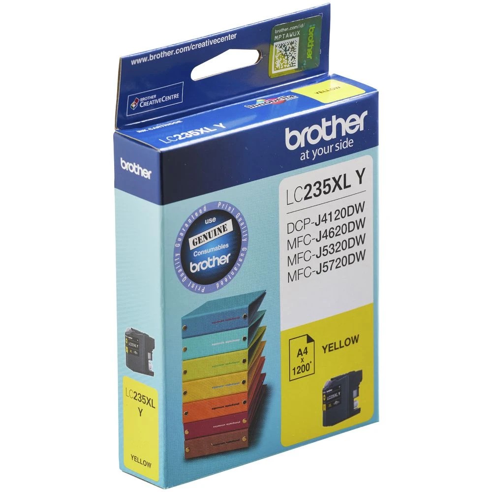 3 Brother LC 235XL Ink Cartridge Yellow, 3 of 3