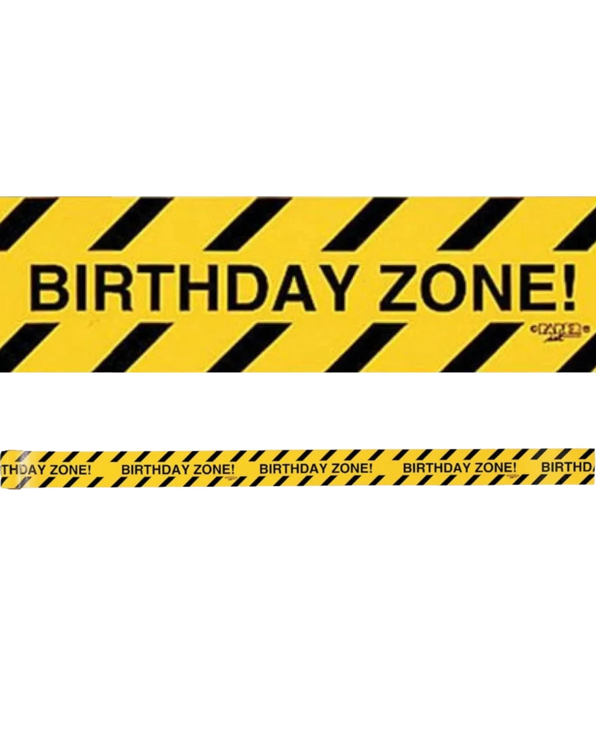 1 Creative Converting Big Dig Construction Birthday Zone Party Tape, 1 of 2