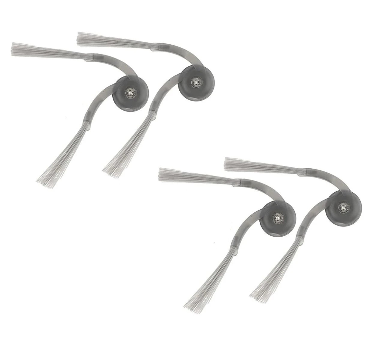 1 Hygieia 4pk Side Brushes For Roborock Saros, Qrevo & Q Series Robot Vacuum Cleaners - Grey, 1 of 1