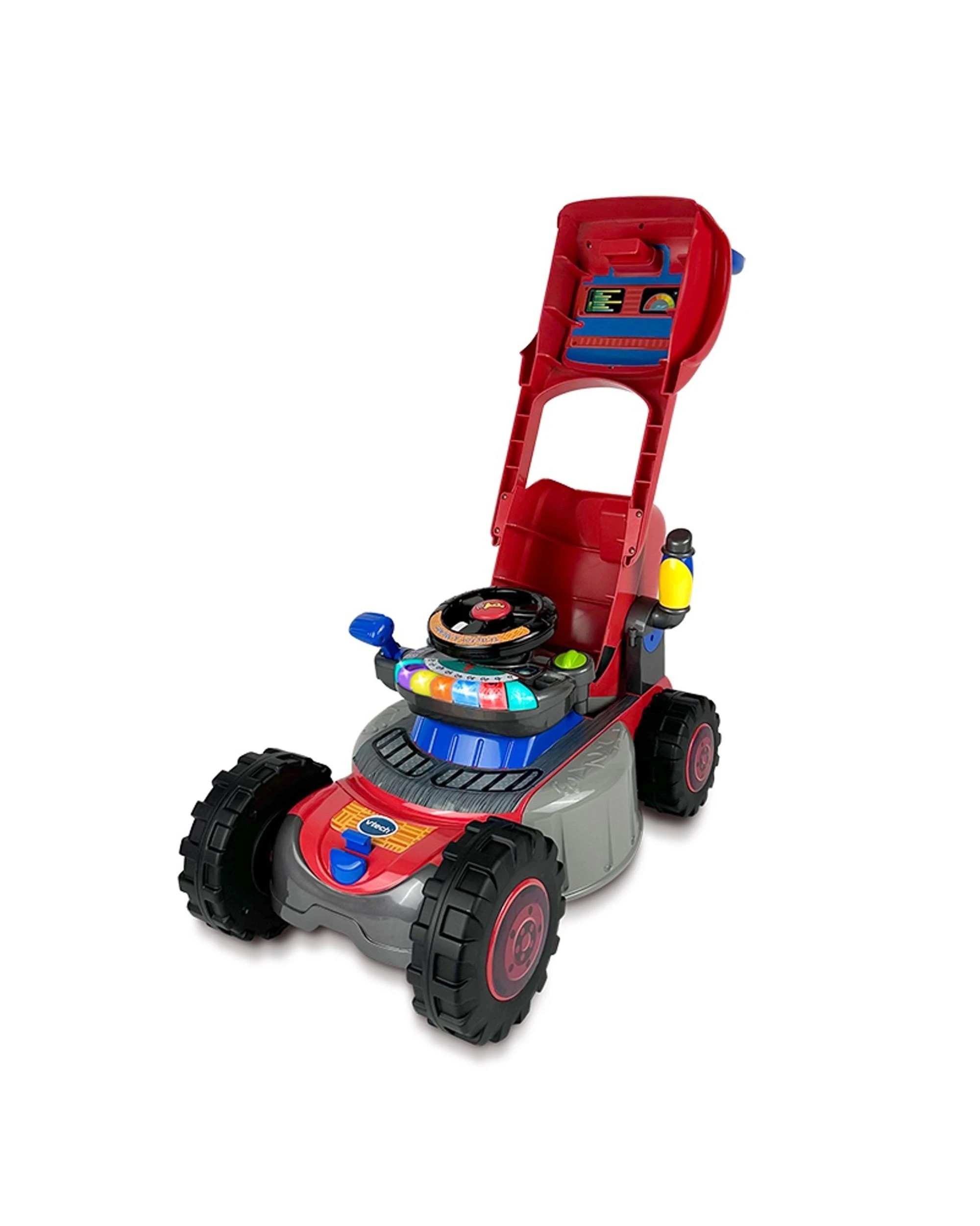 3 VTech 3-in-1 Mow and Grow Tractor - Red, 3 of 4