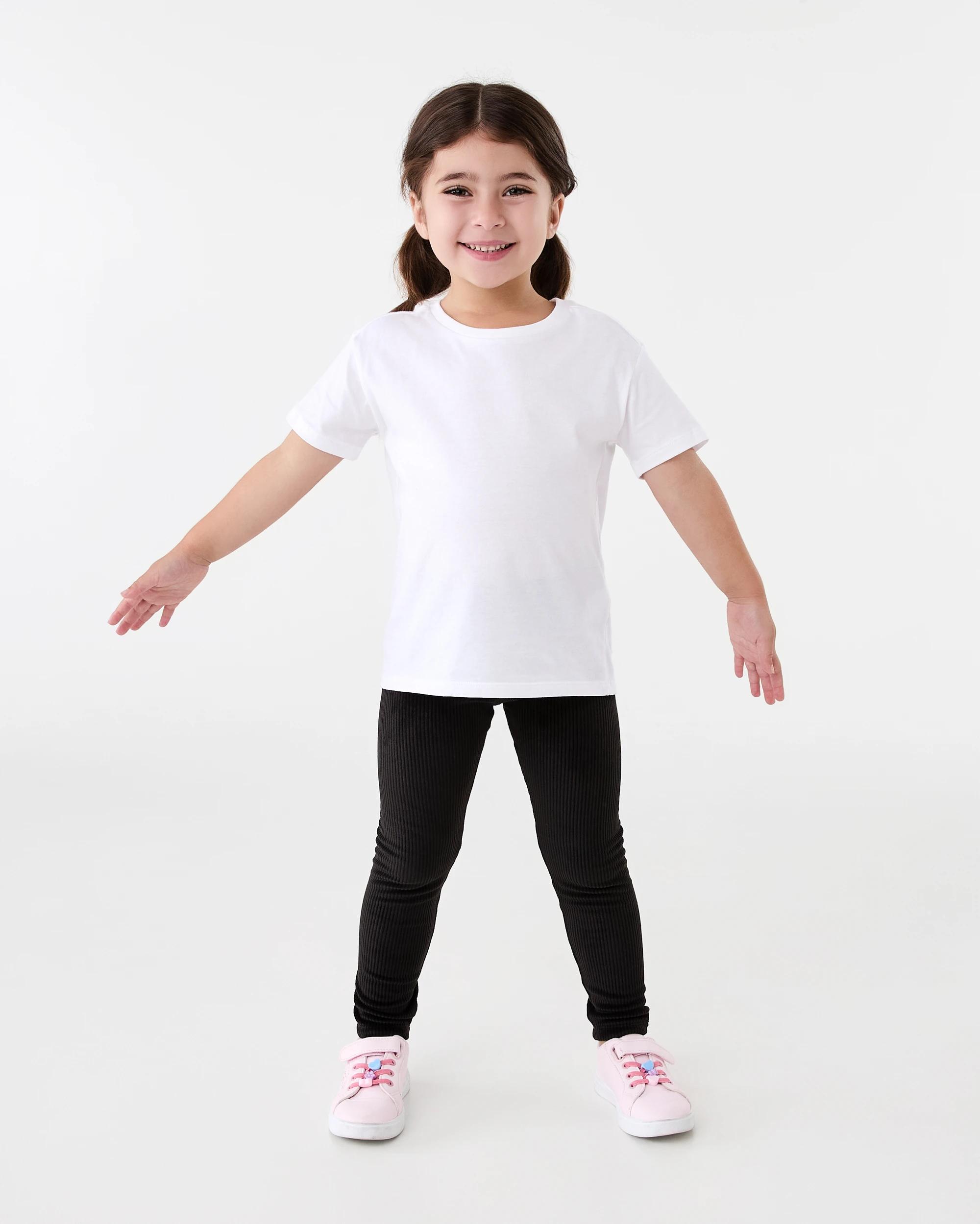 5 Ribbed Cord Legging Black, 5 of 6