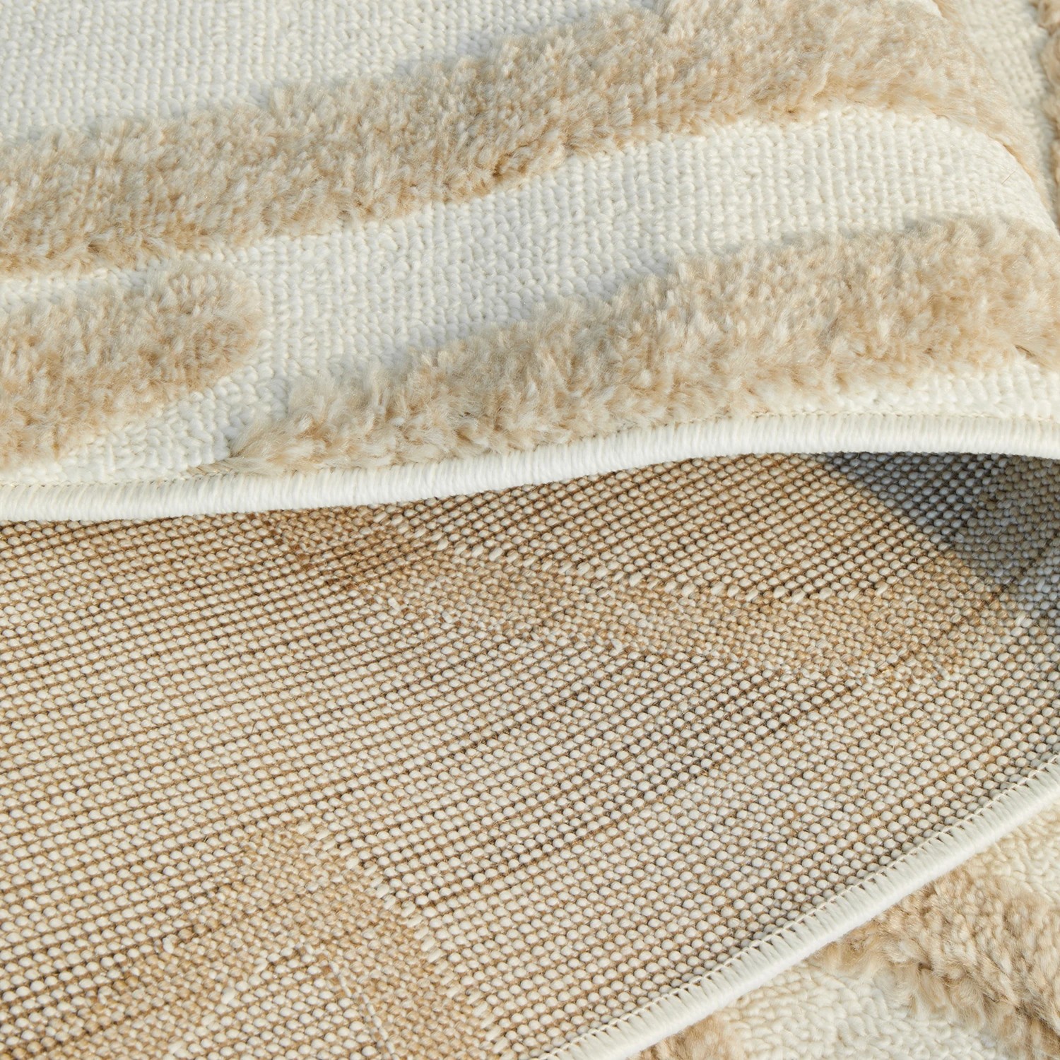 6 Common Ground Rugs Safflower Jayla 150x80cm - Small Power Loomed Pet Friendly Floor Rug - Beige, 6 of 6