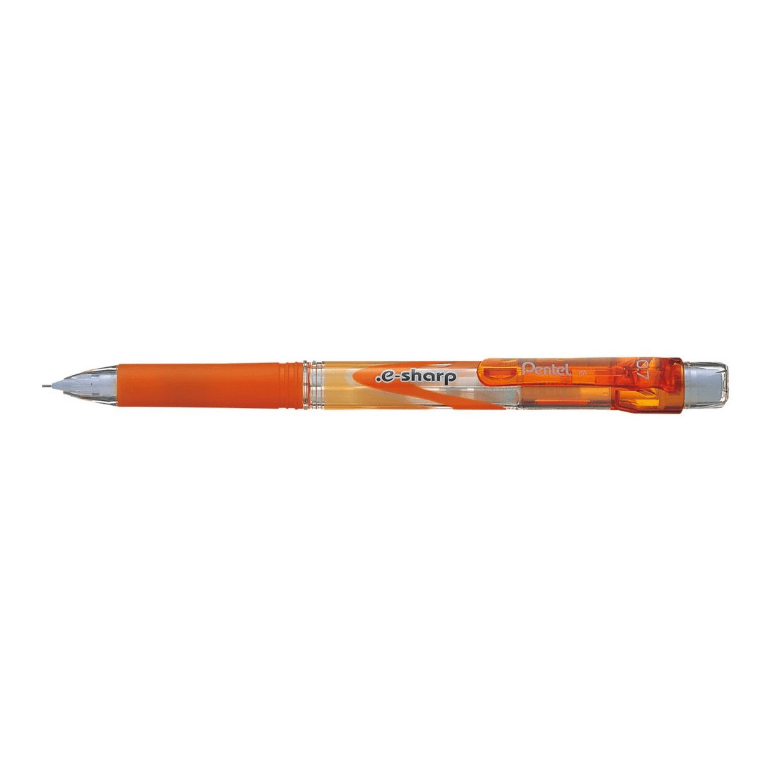 1 Pentel E-sharp AZ125R Mechanical Pencil 0.7mm Orange, 1 of 1