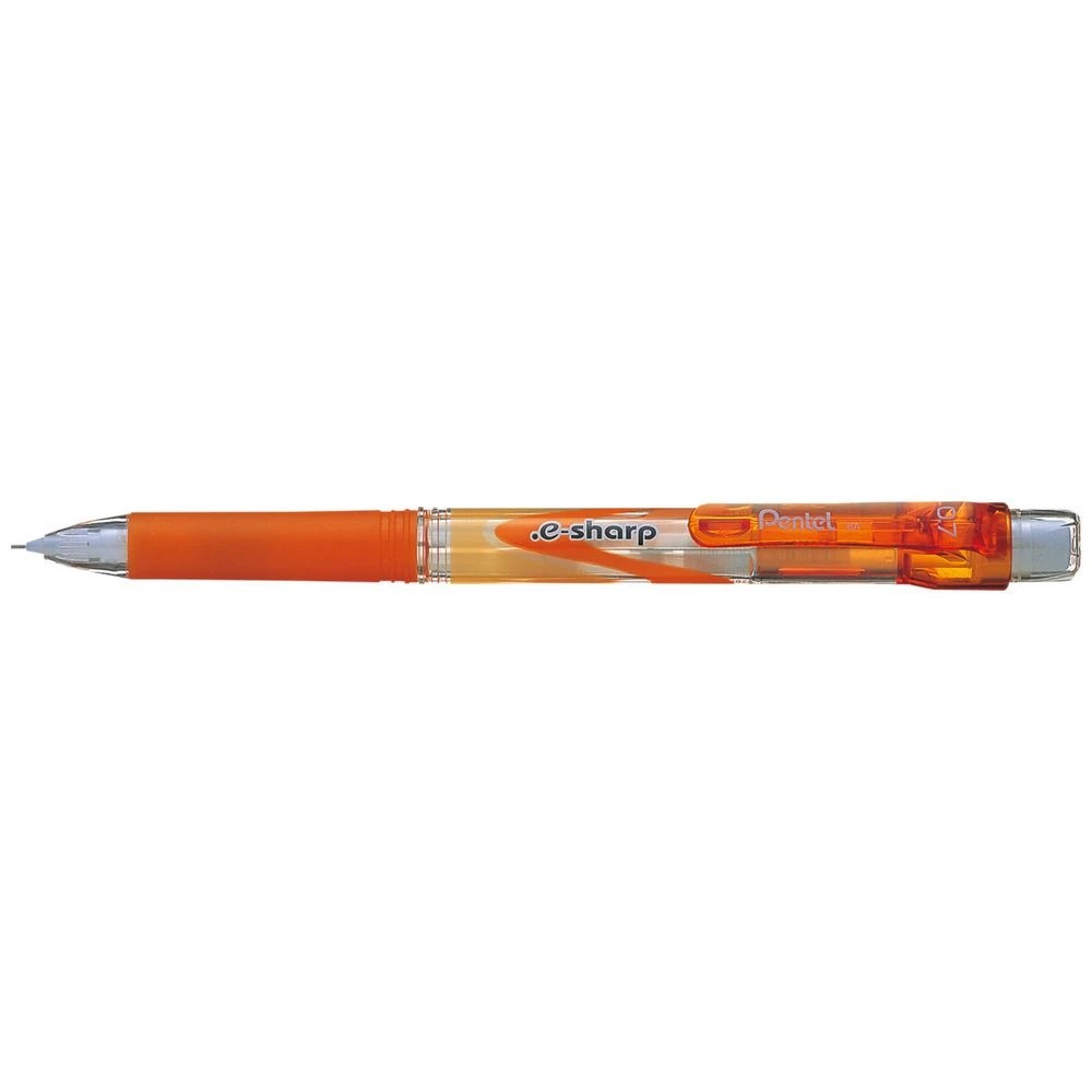 1 Pentel E-sharp AZ125R Mechanical Pencil 0.7mm Orange, 1 of 1