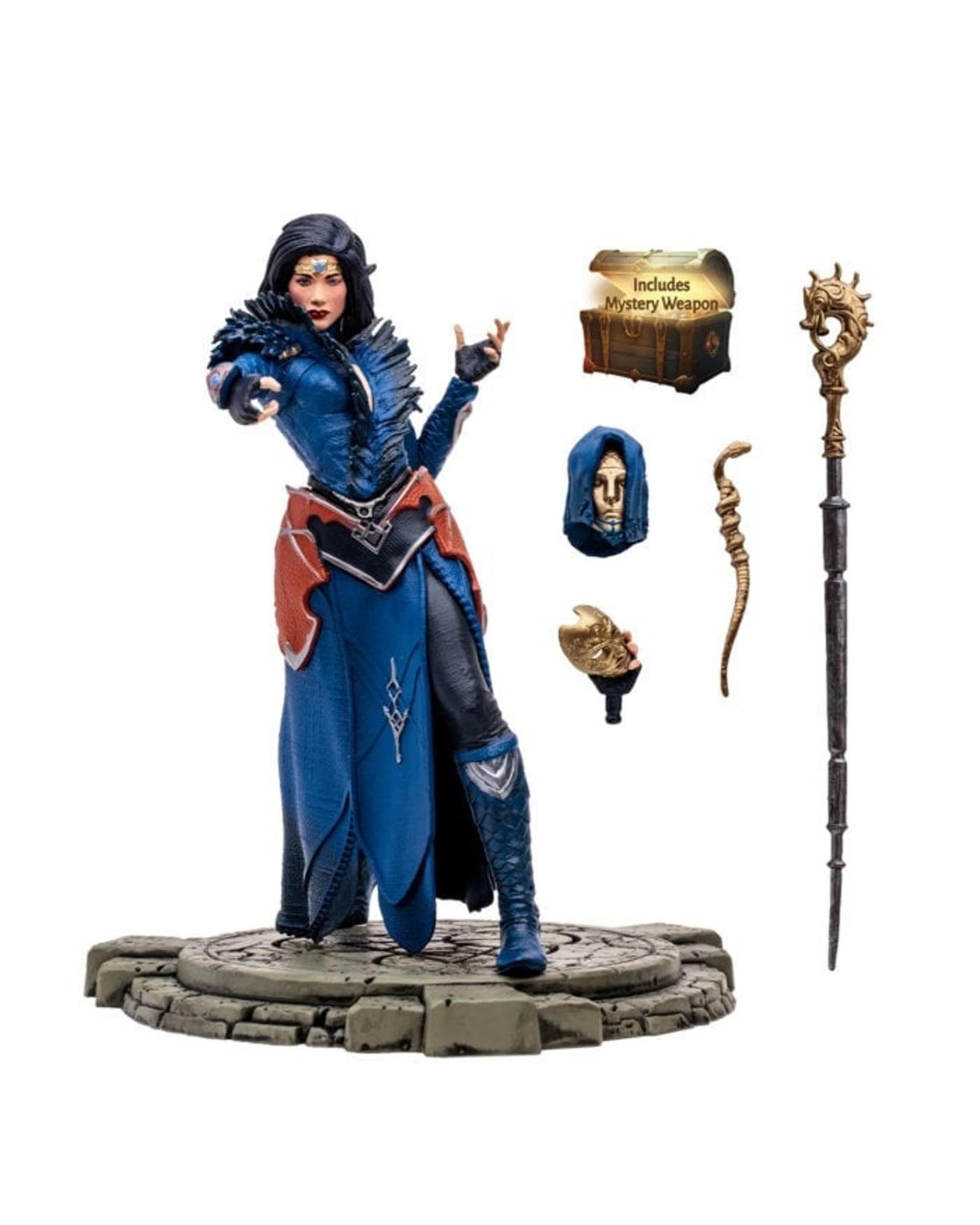 2 McFarlane Diablo IV Hydra Lightning Sorceress 1:12 Scale Posed Figure, 2 of 8