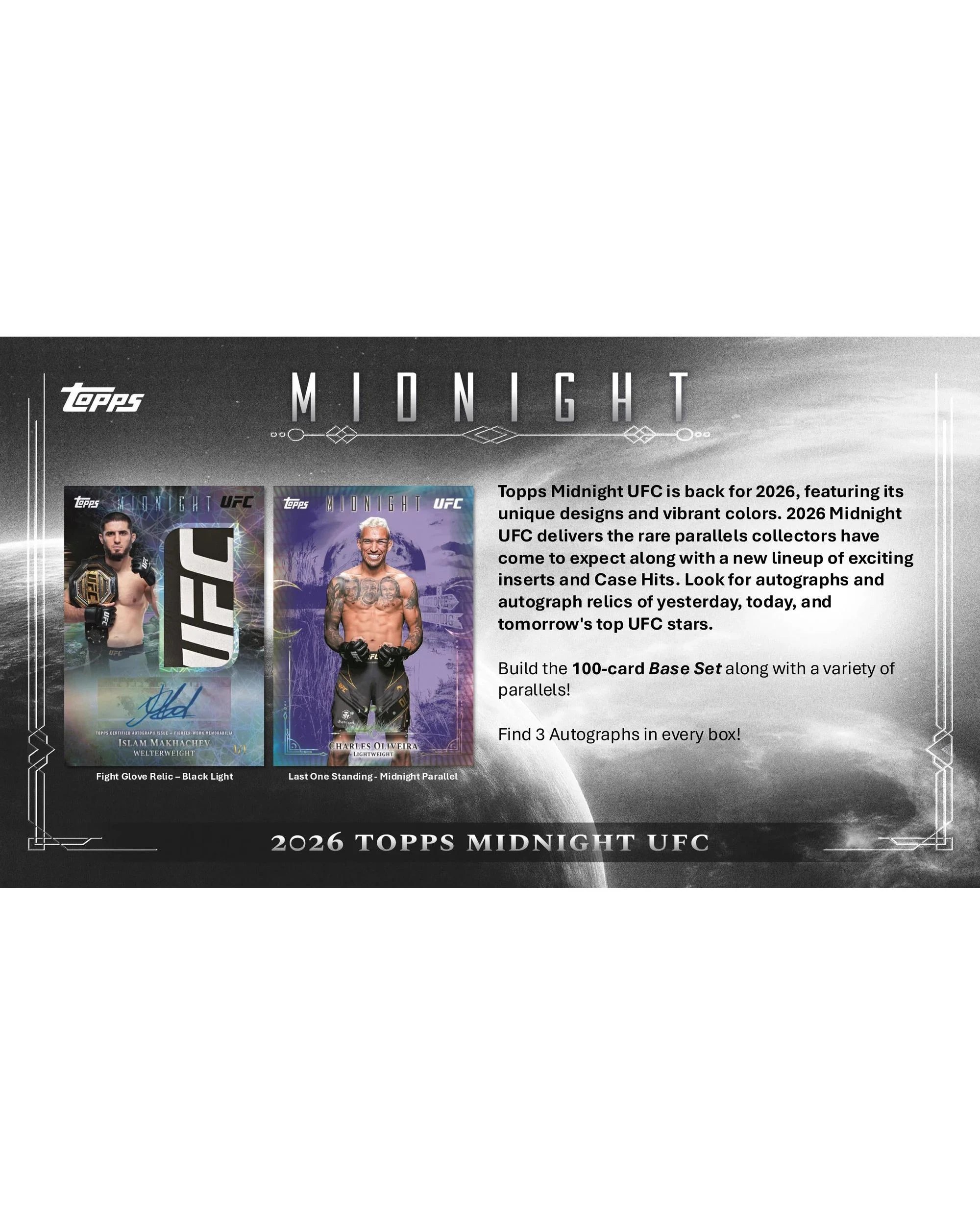 2 Topps 2026 Midnight UFC Hobby Box, 2 of 9