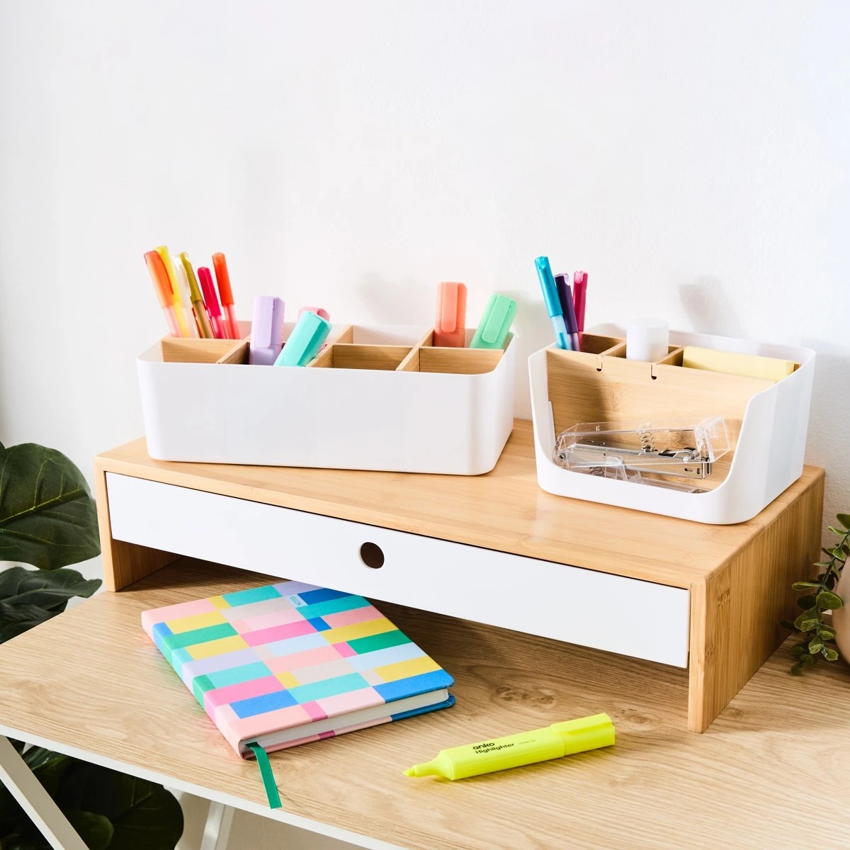 8 Small Desk Caddy - White, 8 of 8