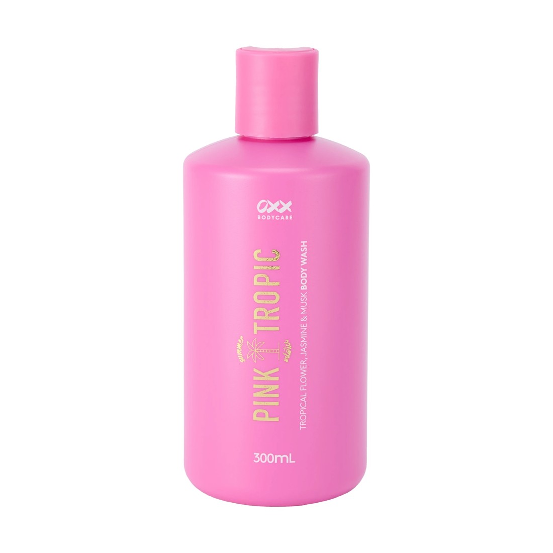 1 OXX Bodycare Pink Tropic Summer Solstice Body Wash 300ml - Tropical Flower, Jasmine and Musk, 1 of 3