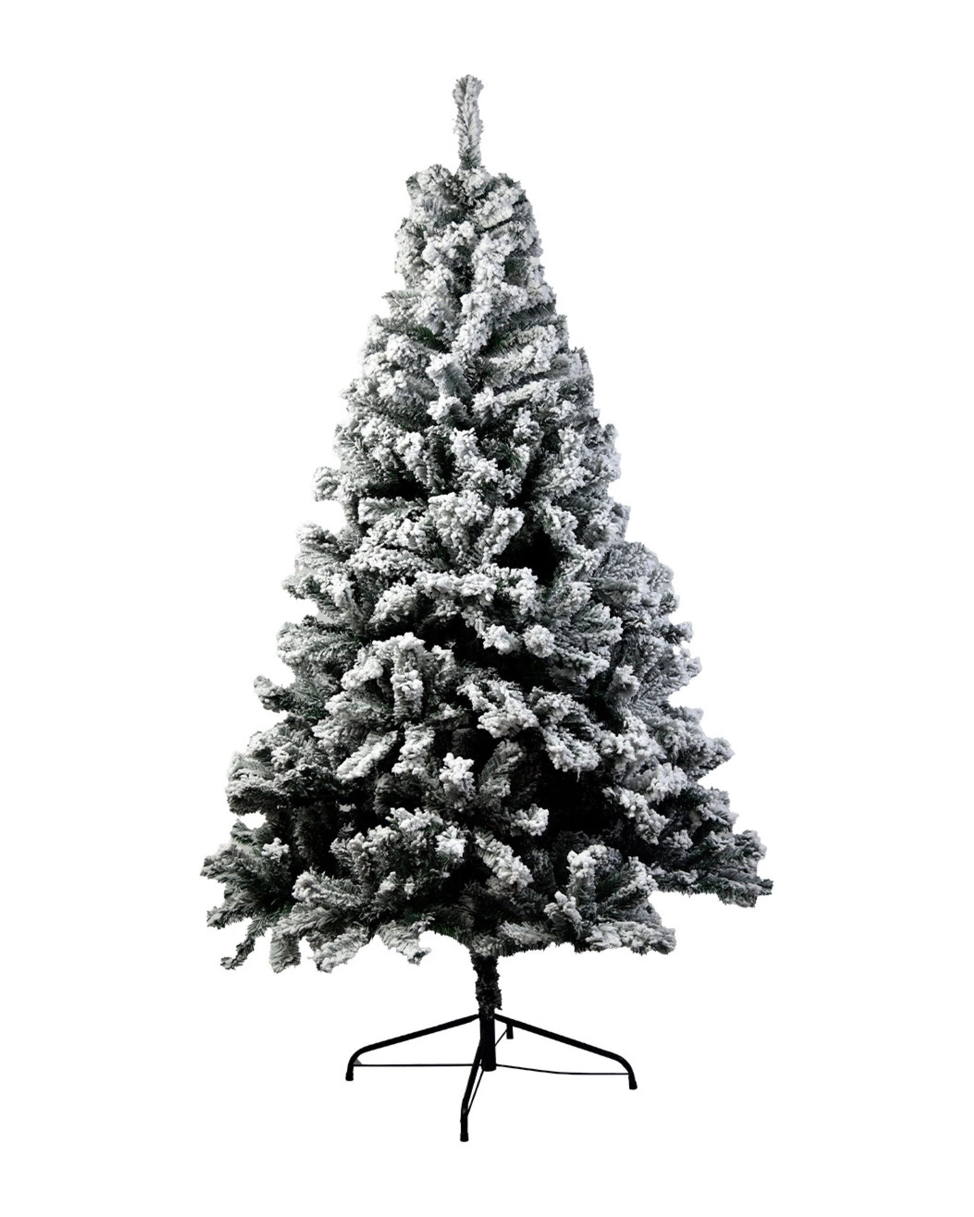 1 Christabelle Snow-Tipped Snowflocked Artificial Christmas Tree 1.8m - 850 Tips, 1 of 6
