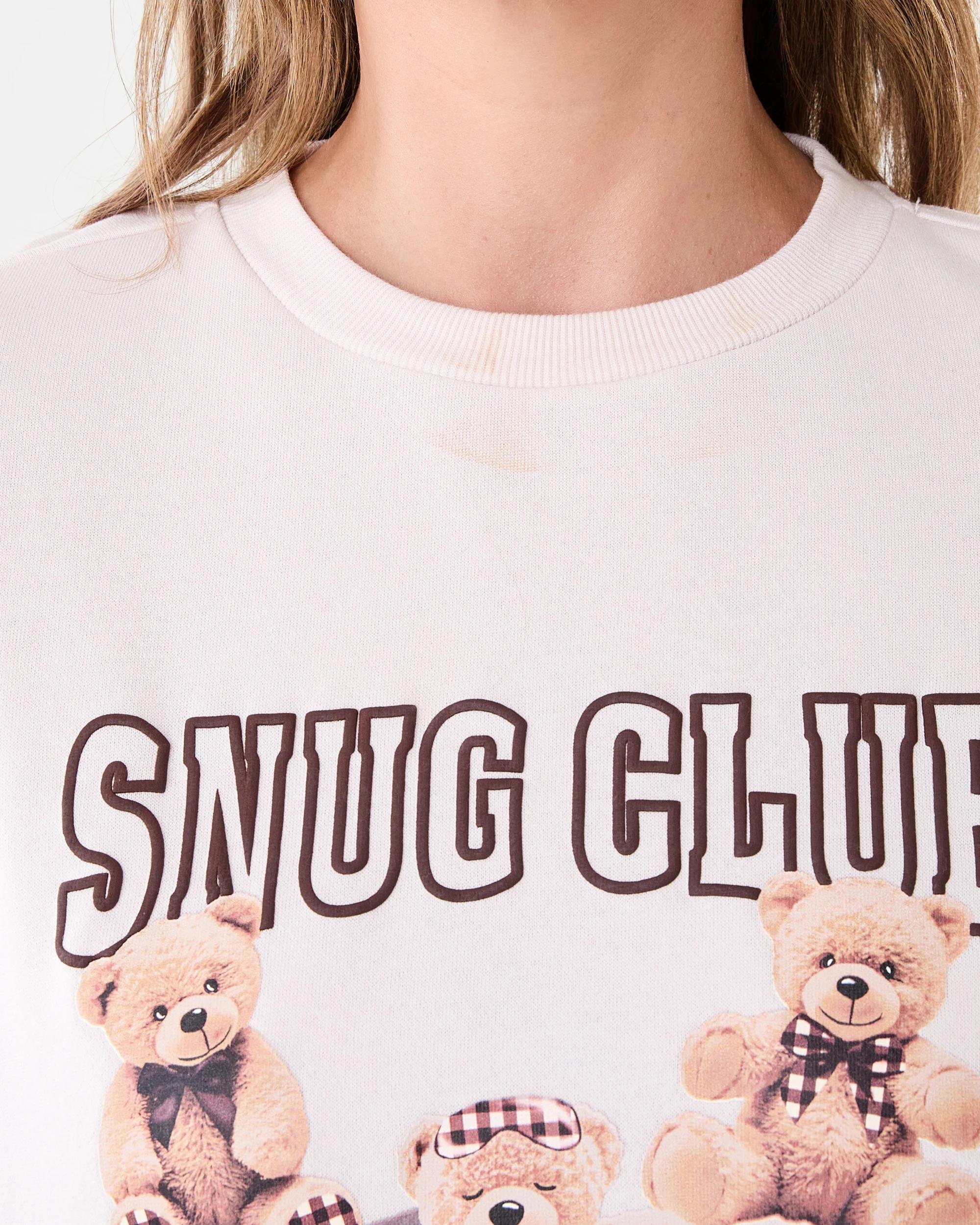 5 Sweat Top and Flannel Pants Pyjama Set Snug Club, 5 of 10