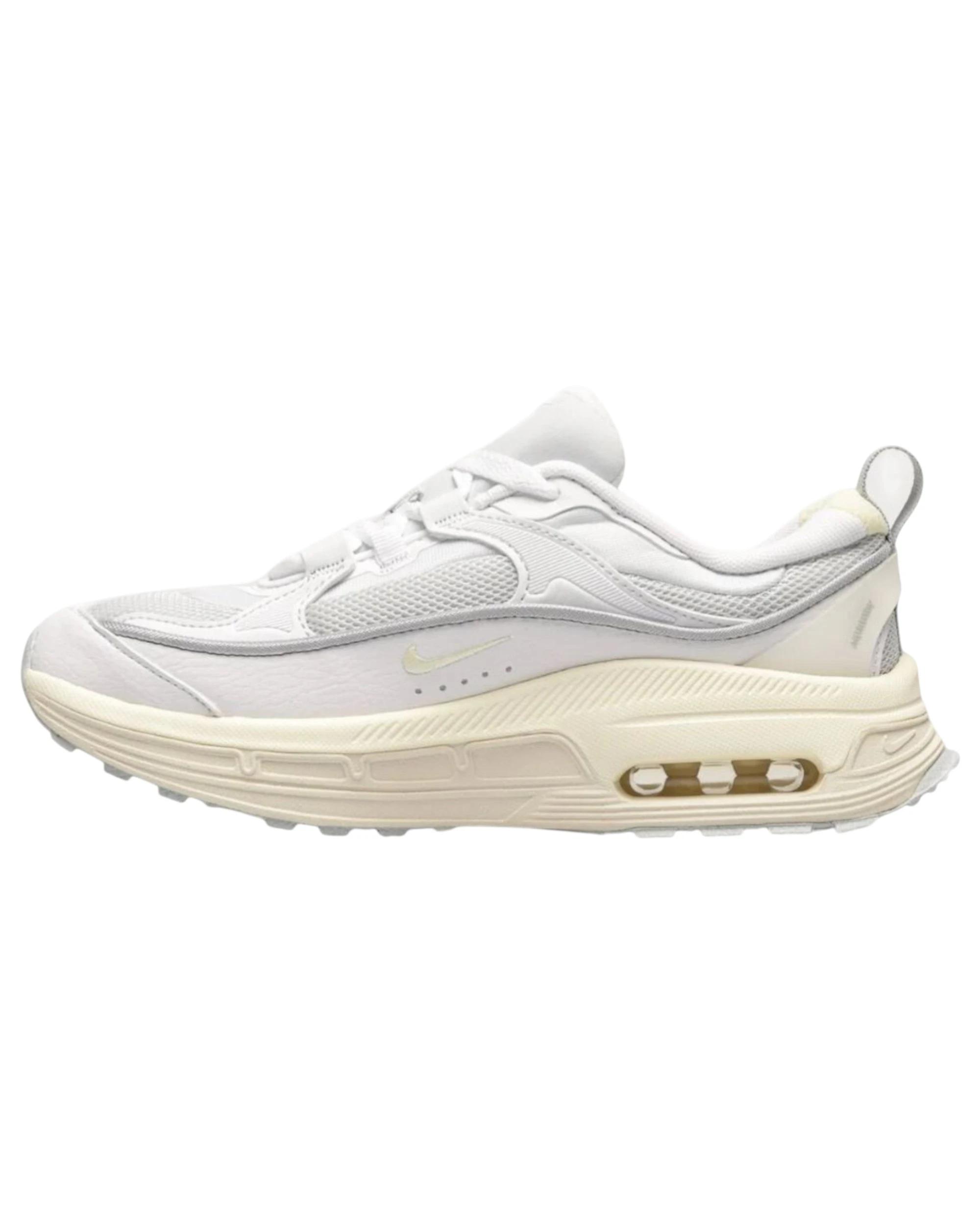 2 Nike Womens Air Max Bliss White Trainers Athletic Running Shoes WHITE, 2 of 6