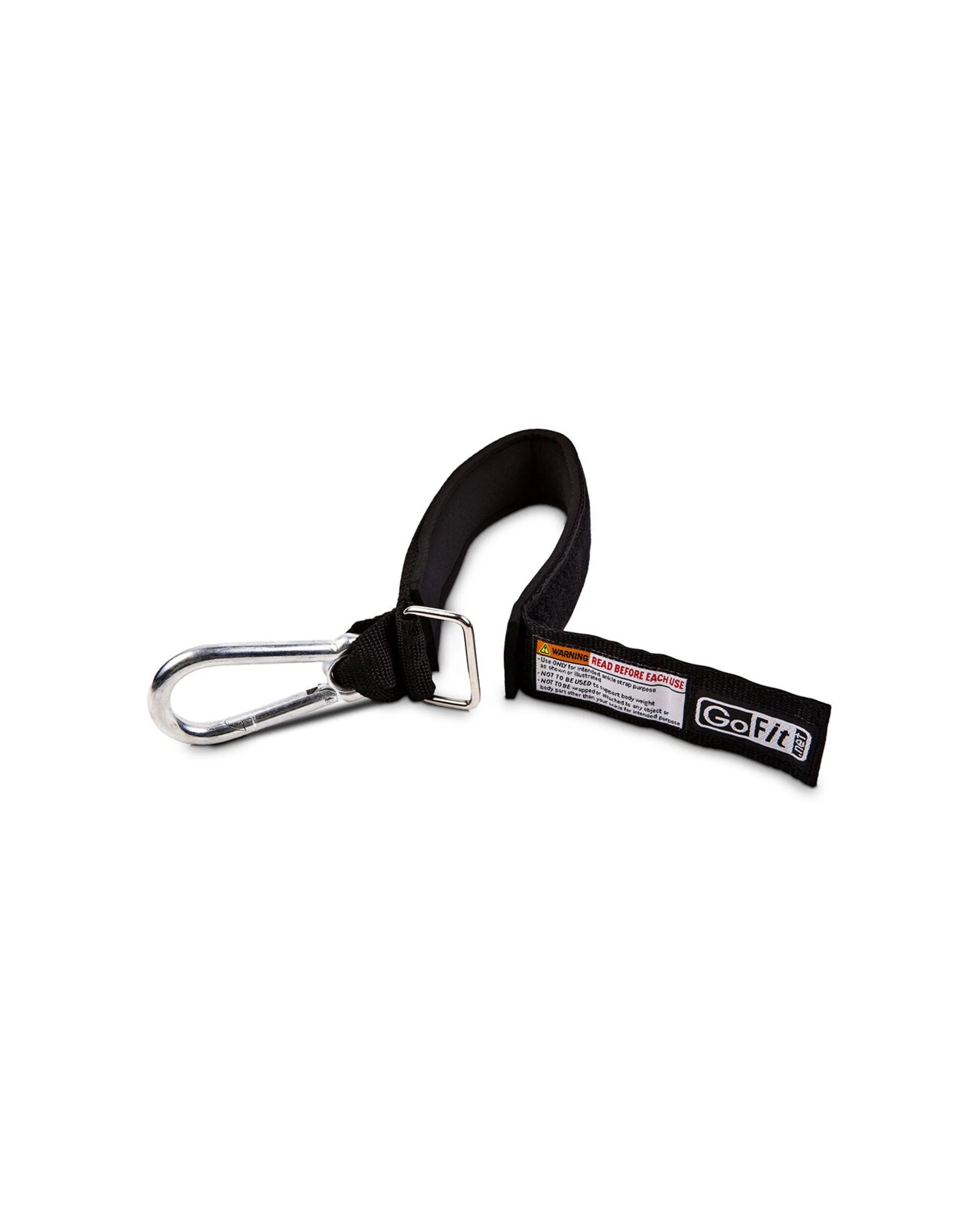 2 GoFit Padded Ankle Strap For Power Tubes And Super Bands With Carabiner - Black, 2 of 3