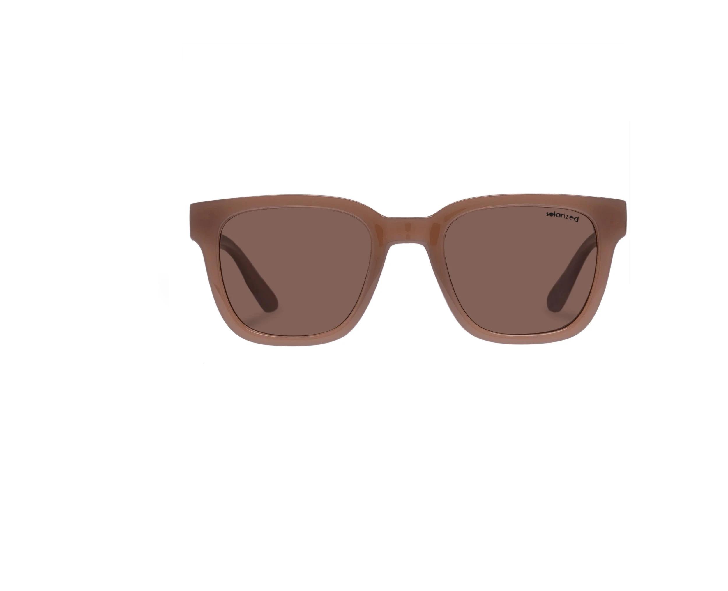 2 SOLARIZED® Womens Modern Classic Sunglasses - Mink BROWN, 2 of 6