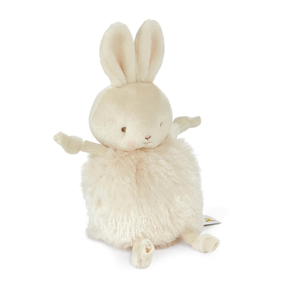 2 Bunnies by the Bay - Baby 'Rutabaga Bunny' Roly Poly - Soft Toy - - 16cm - Beige, 2 of 8