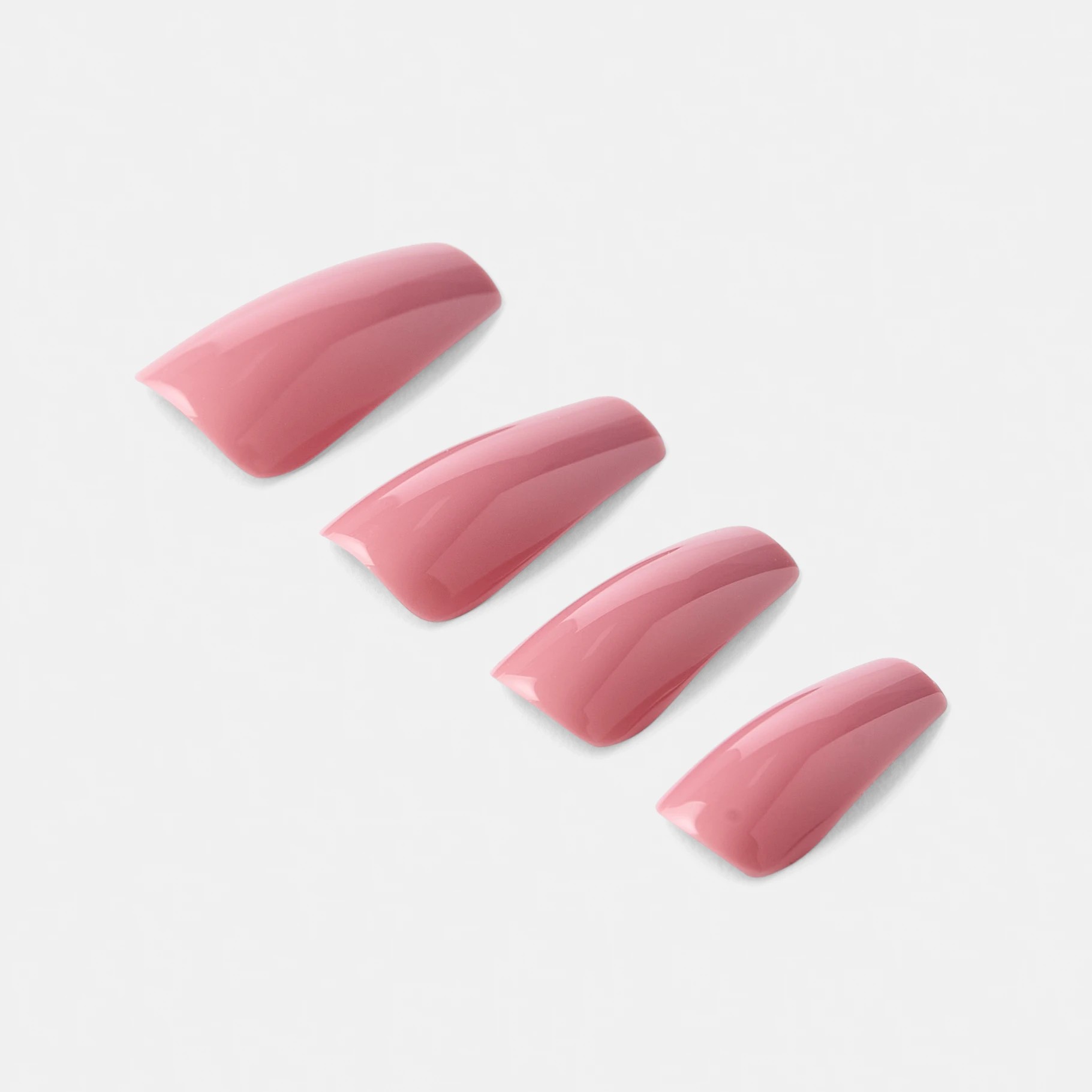 5 OXX Cosmetics 24 Pack Artificial Nails with Adhesive - Squareletto Shape, Nude, 5 of 5