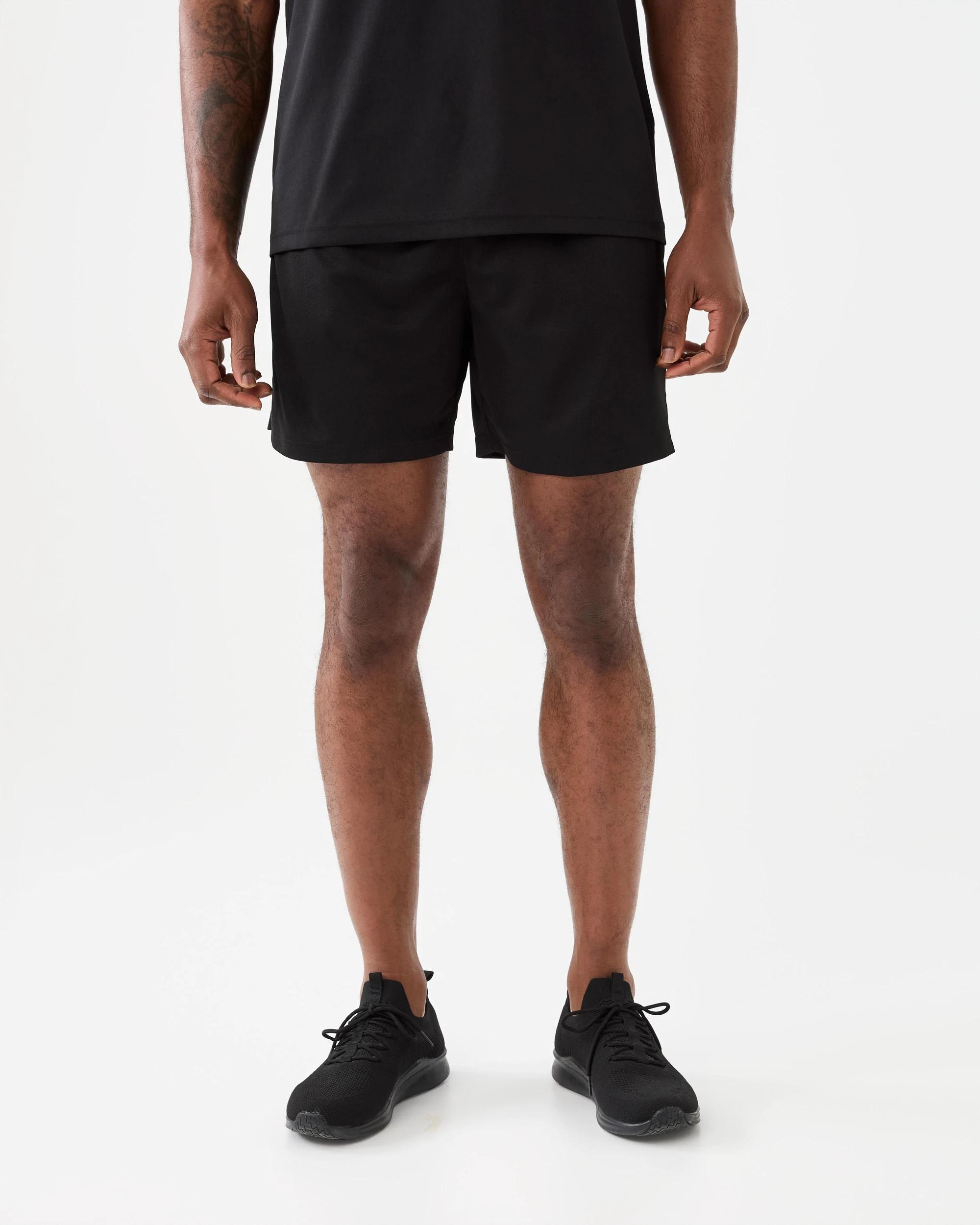 8 Active Mens Comfort Sports Shorts Black, 8 of 8