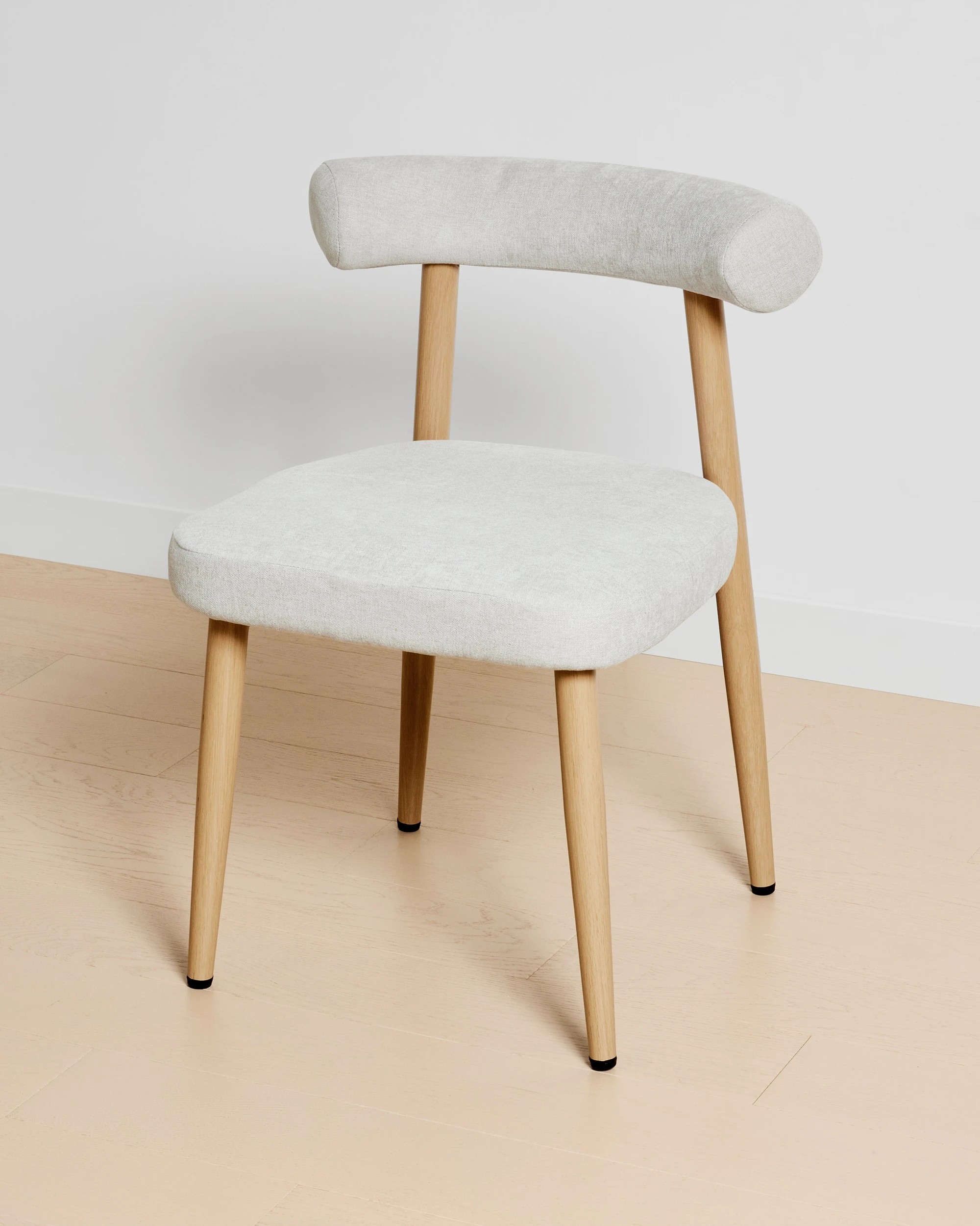 1 Henry Upholstered Dining Chair - Grey, 1 of 7