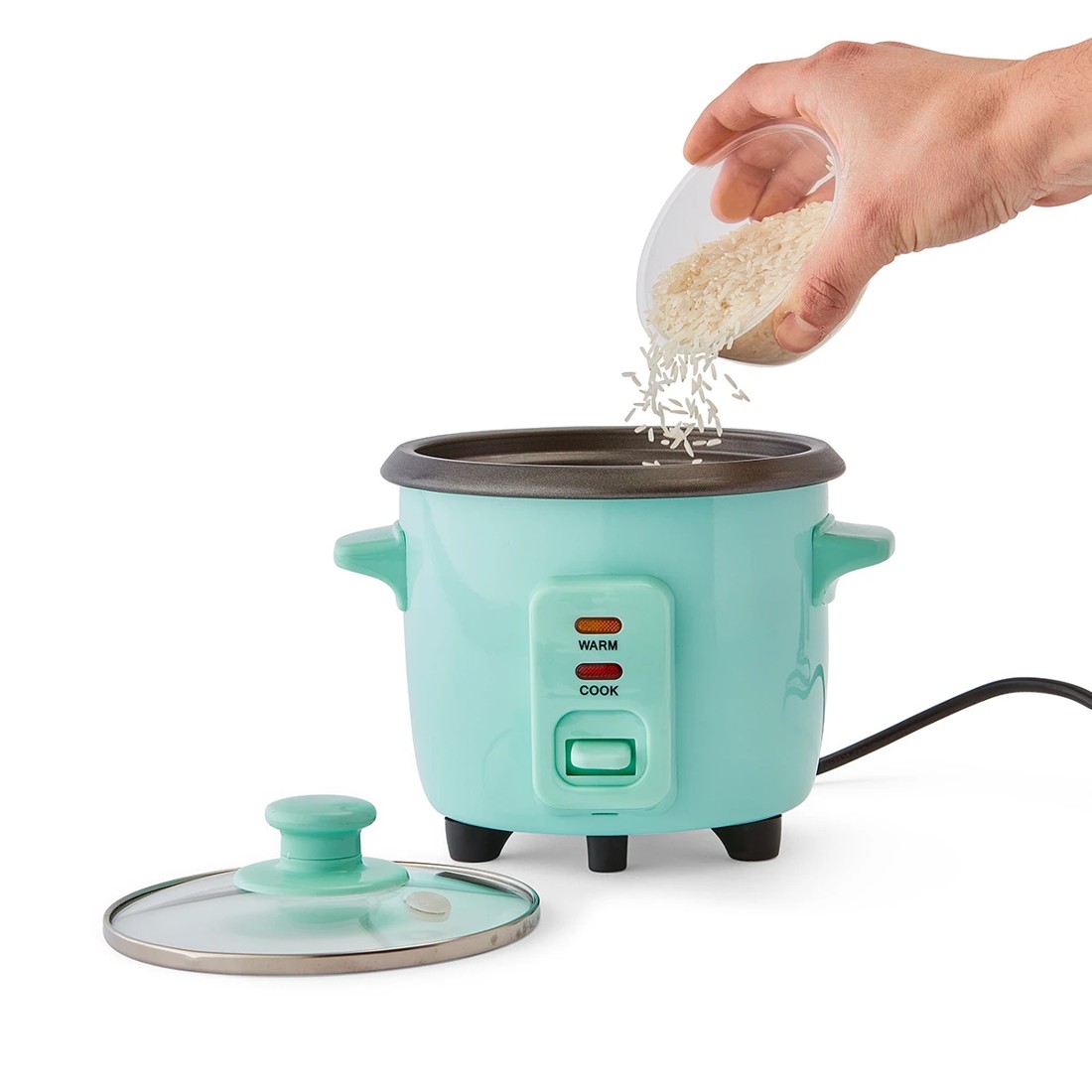 1 1.5 Cup Mini Rice Cooker - Green, 1 of 7