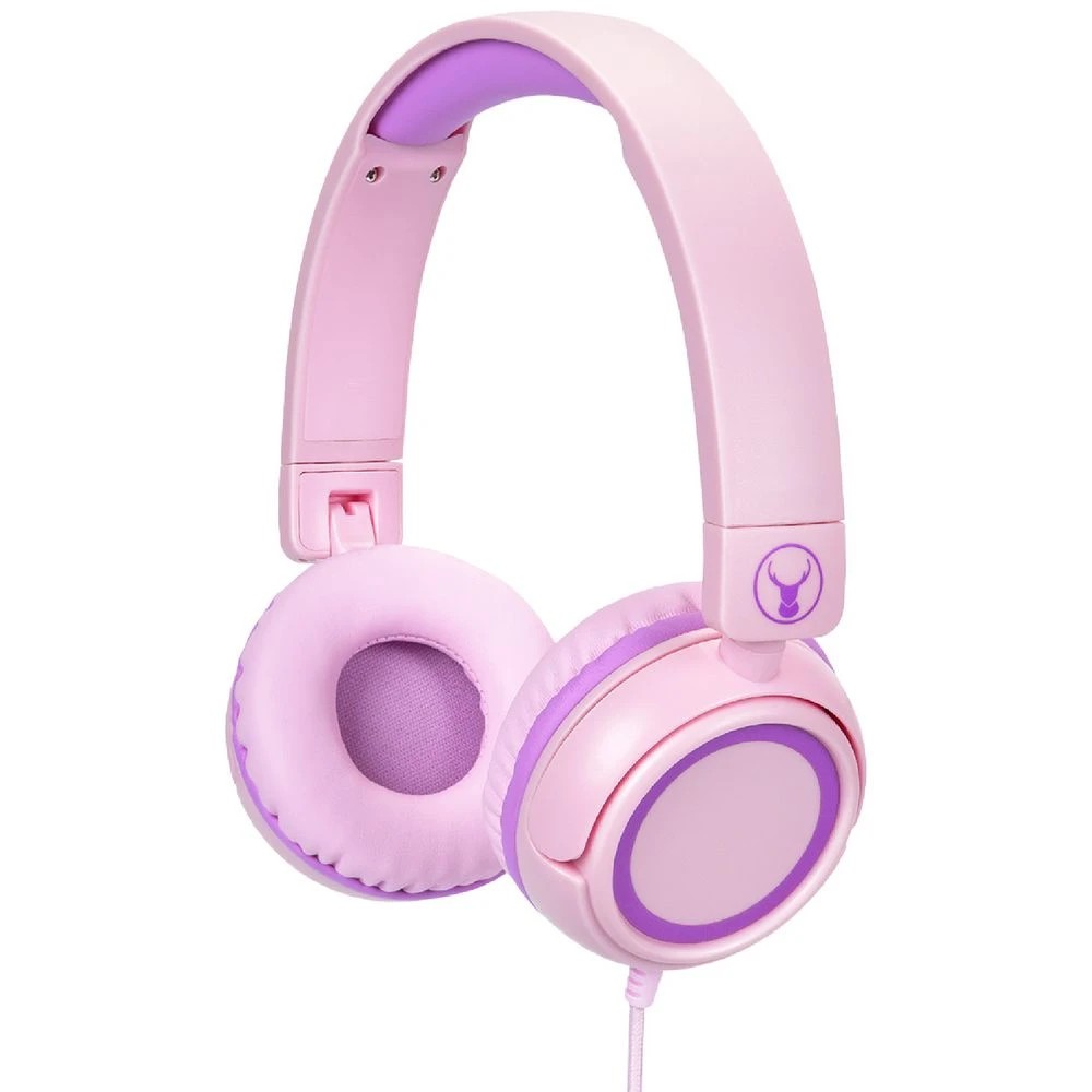 1 BONELK Comfort Kids Wired Headphones Pink/Purple, 1 of 7