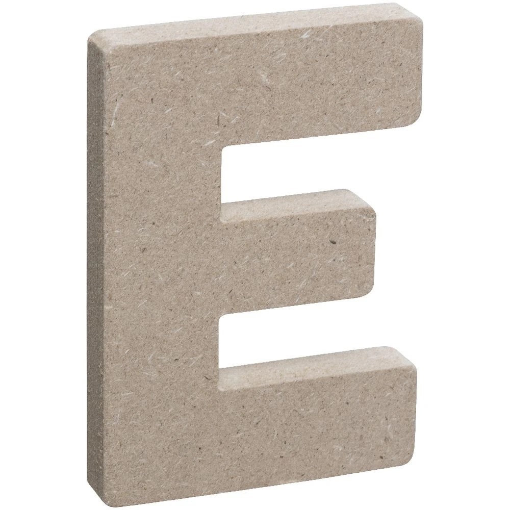 3 Born Wooden Alphabet Letter E 10cm, 3 of 3