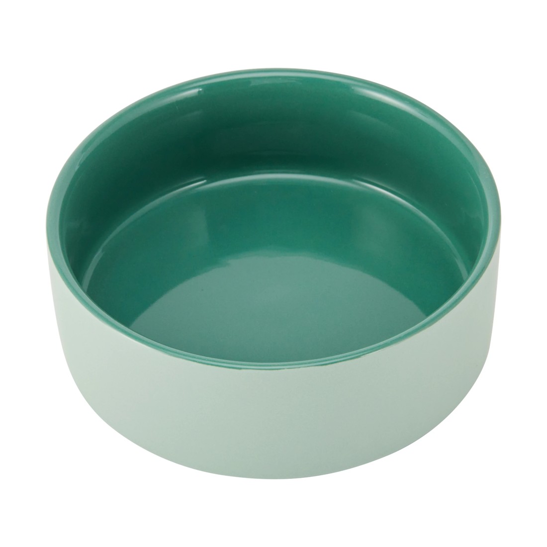 2 Pet Bowl Ceramic - Medium, Green, 2 of 4