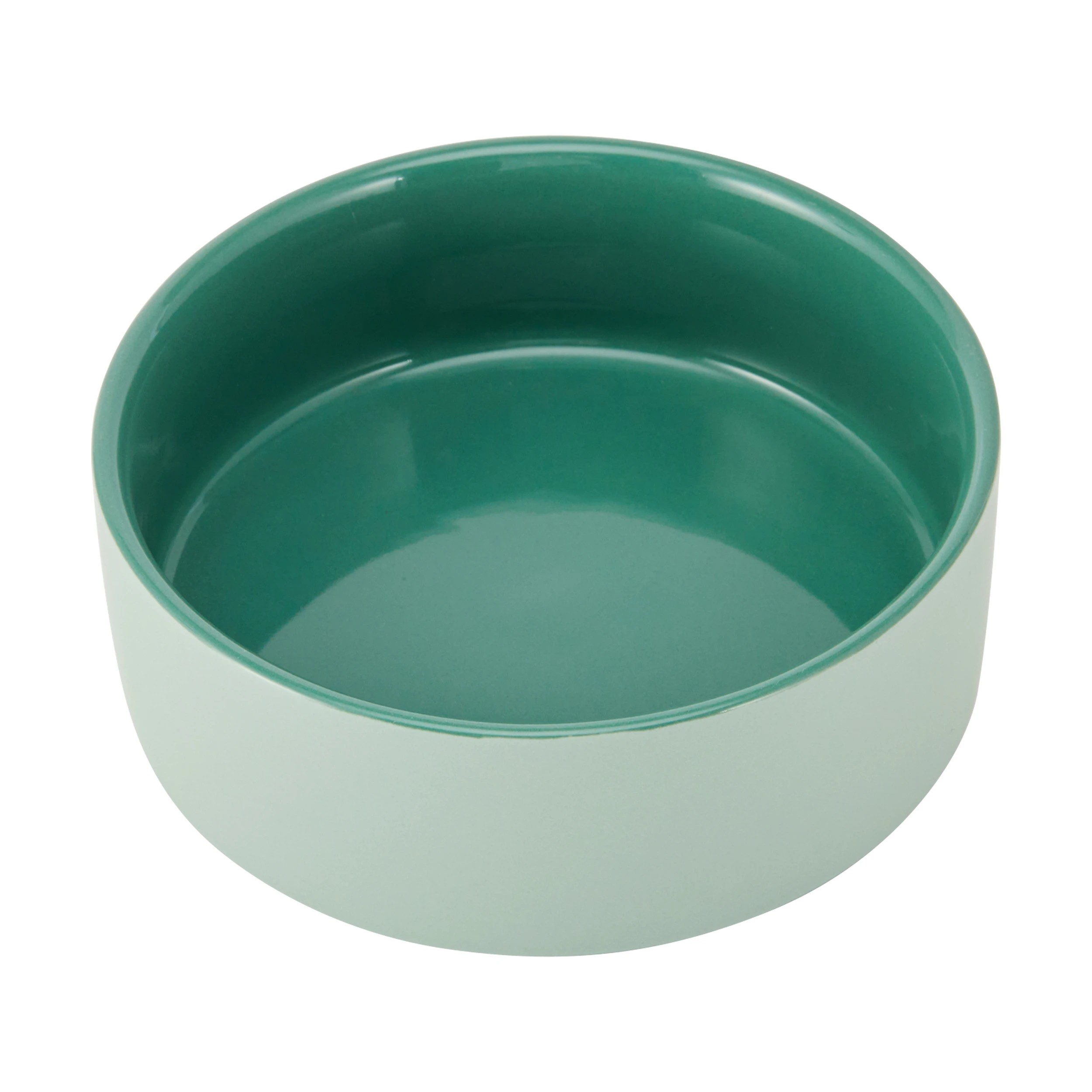 2 Pet Bowl Ceramic - Medium, Green, 2 of 4