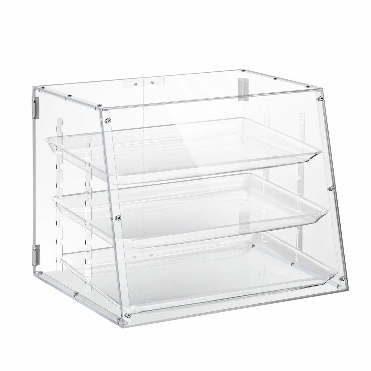 1 LUXSUITE Cake Display Cabinet 3 Tier Acrylic Bakery Cupcake Stand Case Unit Holder Muffin Donut Pastry Model Toy, 1 of 3