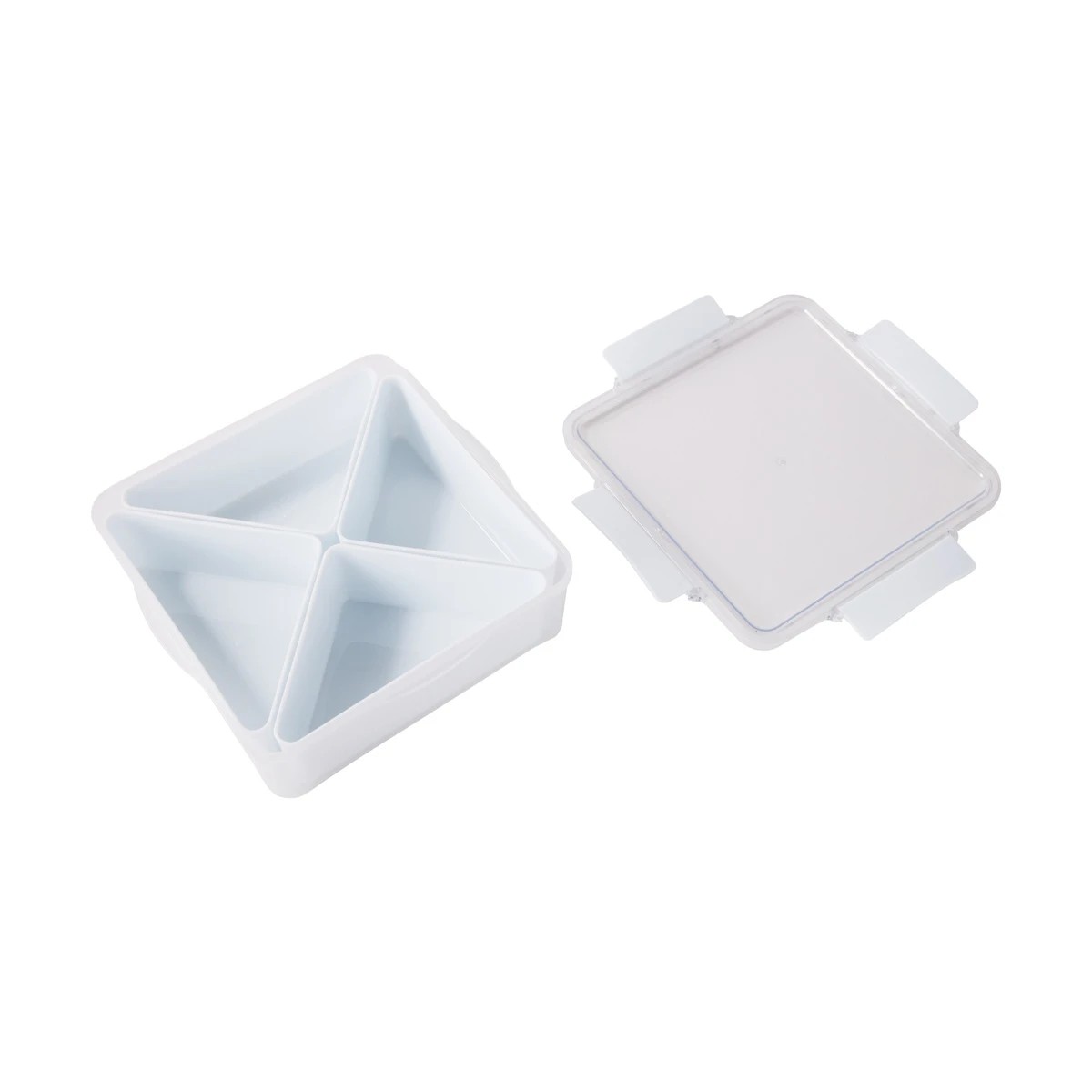 3 Square Section Snack Box, 3 of 9