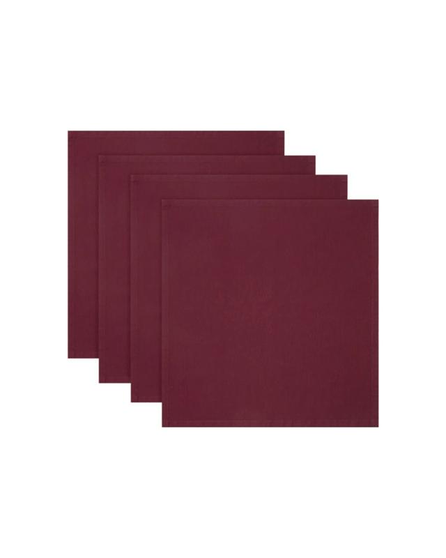 Maxwell & Williams Cotton Classics Napkins 4 Piece Set 45x45cm Square - Pu