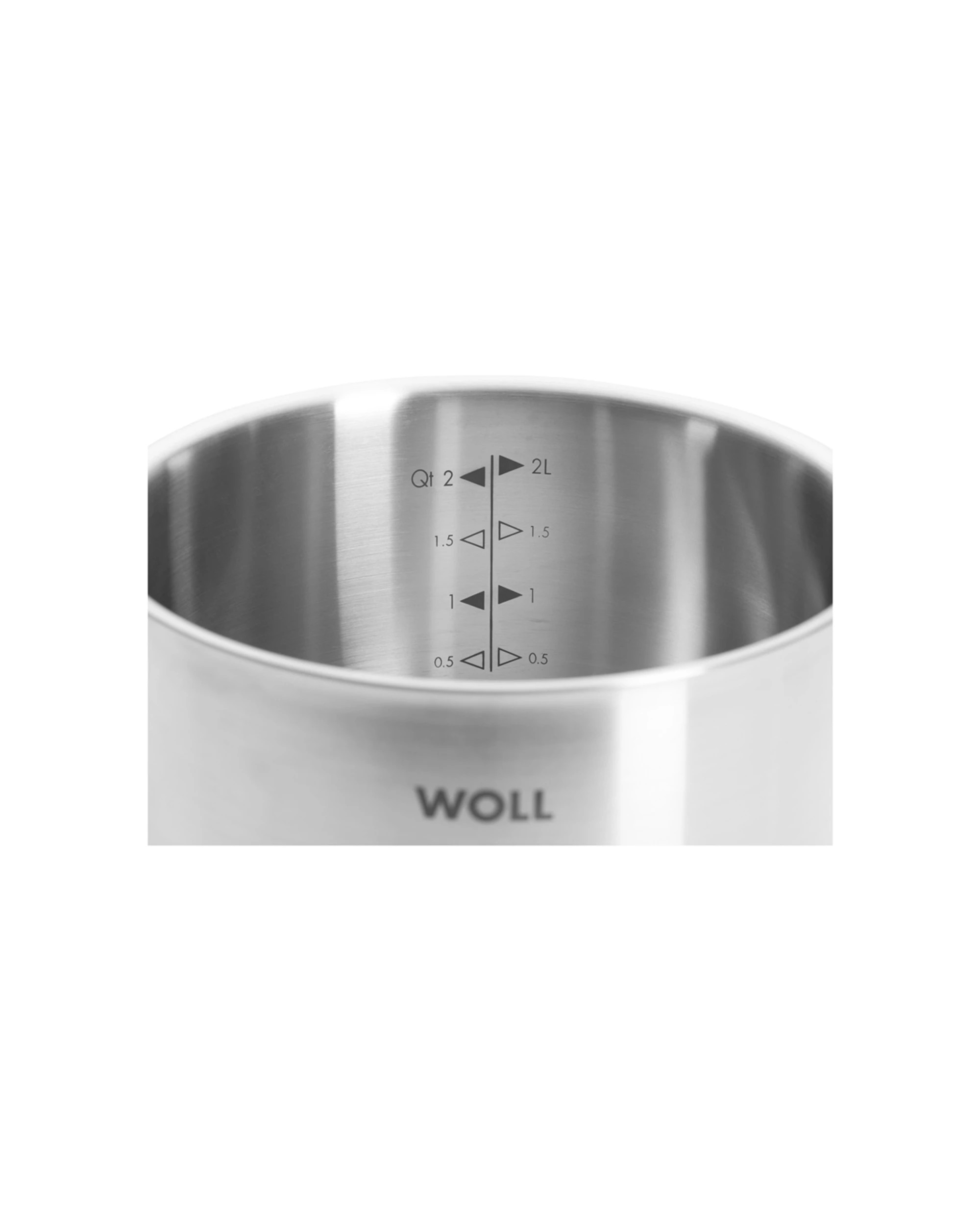 3 Woll Steel Saucepan With Lid 18cm 2.6L Premium Stainless Steel - Silver, 3 of 5