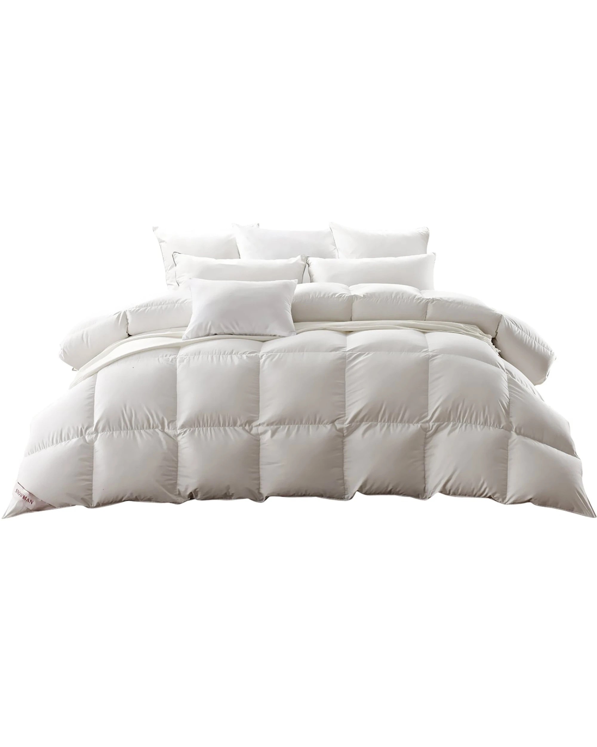 1 Ariel Bedding 80% Goose All Seasons Quilt (2 In 1) - Single Bed - White, 1 of 2