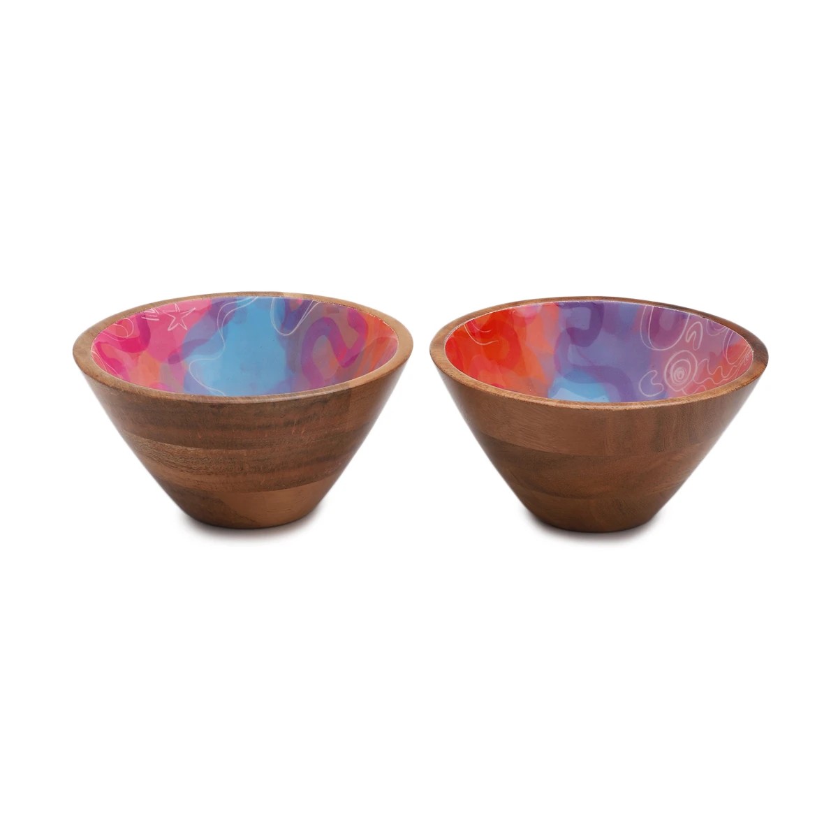 1 2 Pack Rachael Sarra Flourish Small Enamel Bowls, 1 of 6