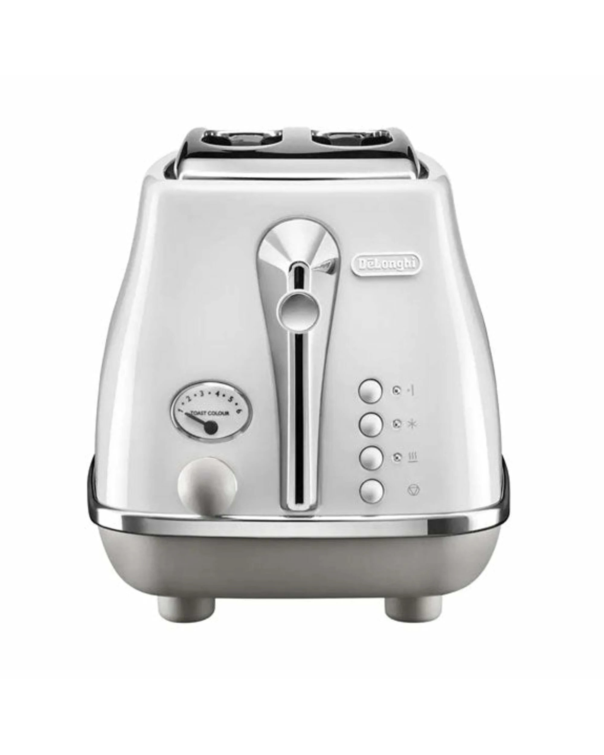 1 DeLonghi Icona Capitals 2 Slice Toaster - Sydney White - WHITE, 1 of 4
