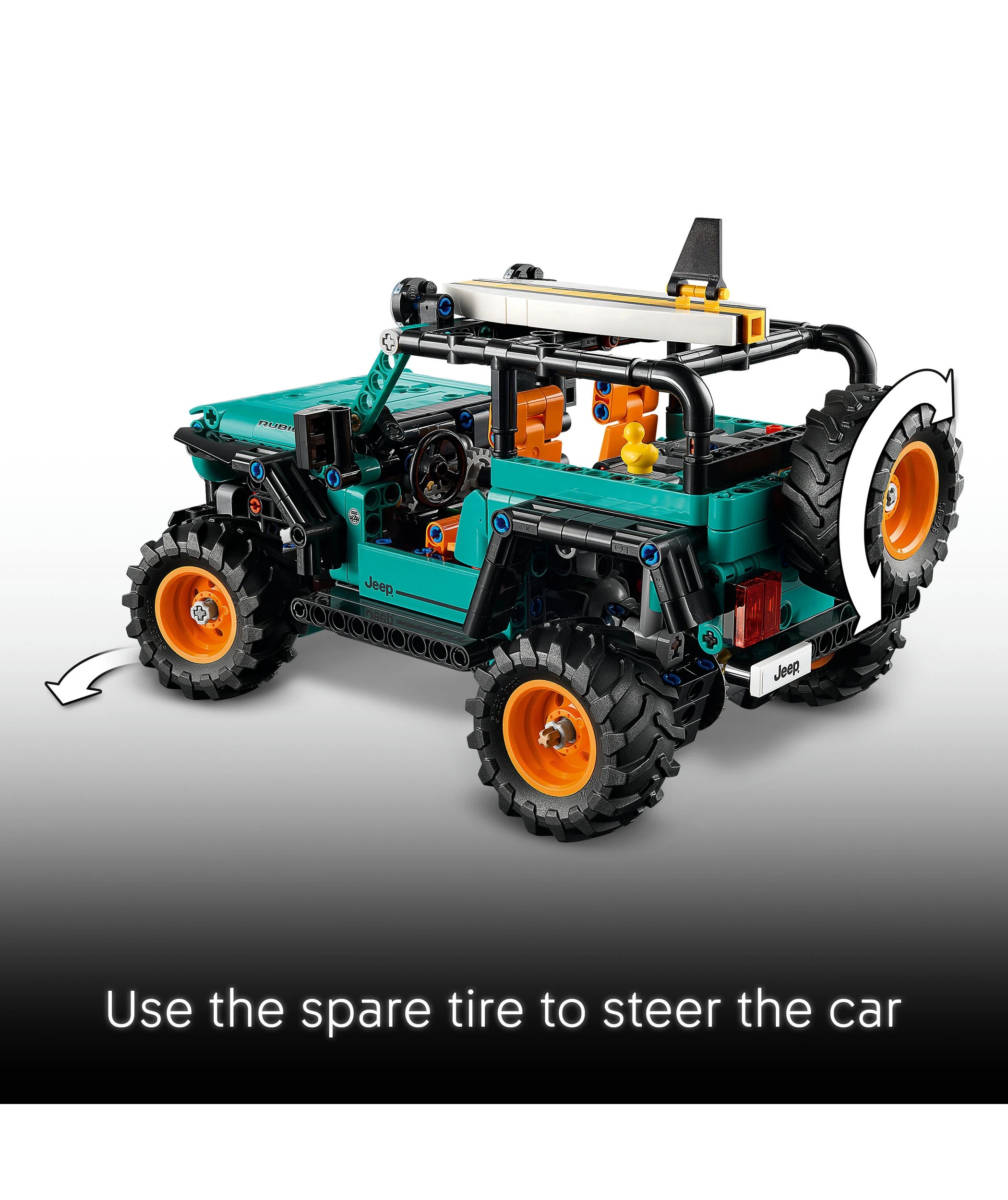 4 LEGO Technic Jeep Wrangler Rubicon SUV 42227, 4 of 10