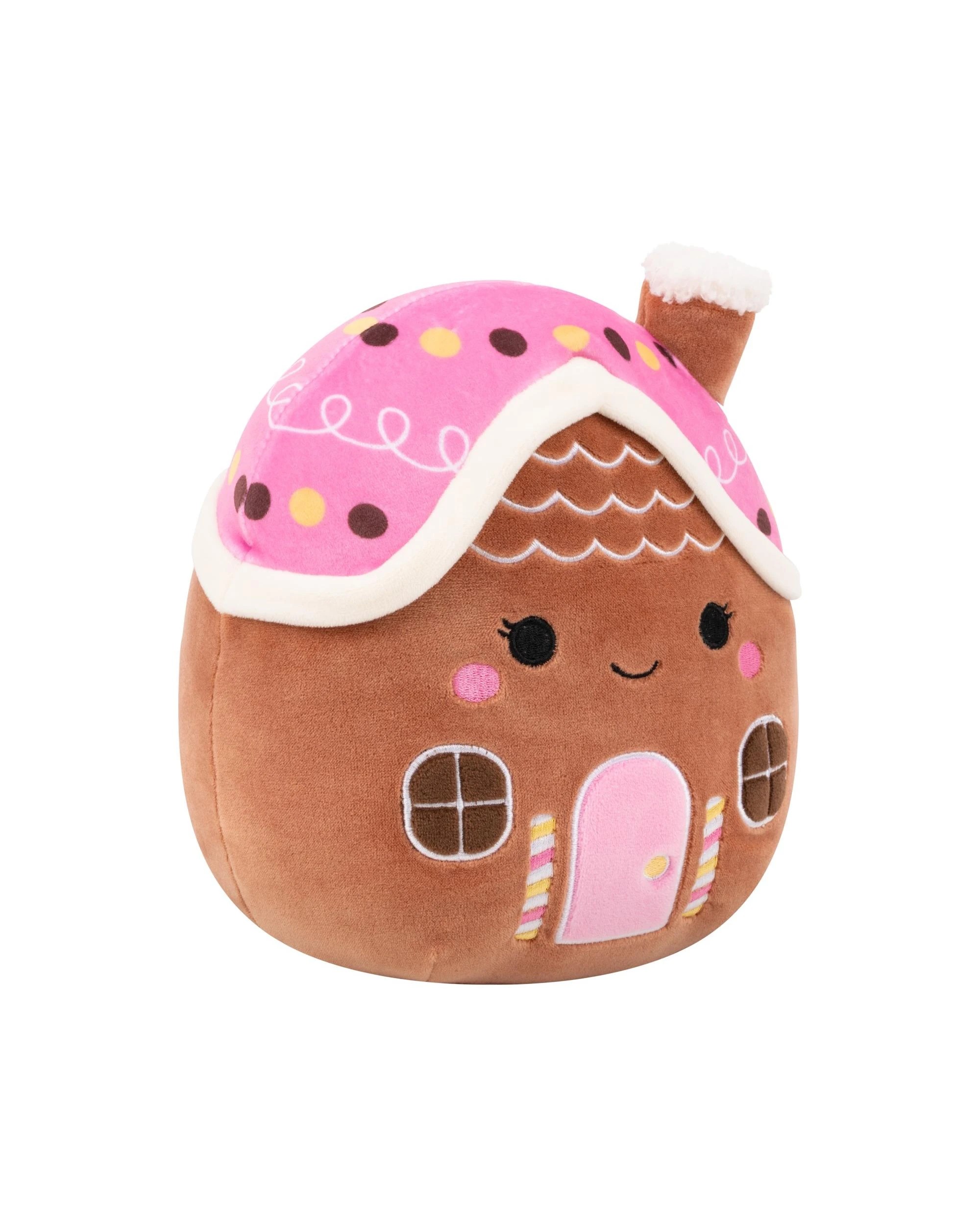 3 Kellytoy Squishmallows Christmas Minna the Gingerbread House 7.5 inch Plush, 3 of 5