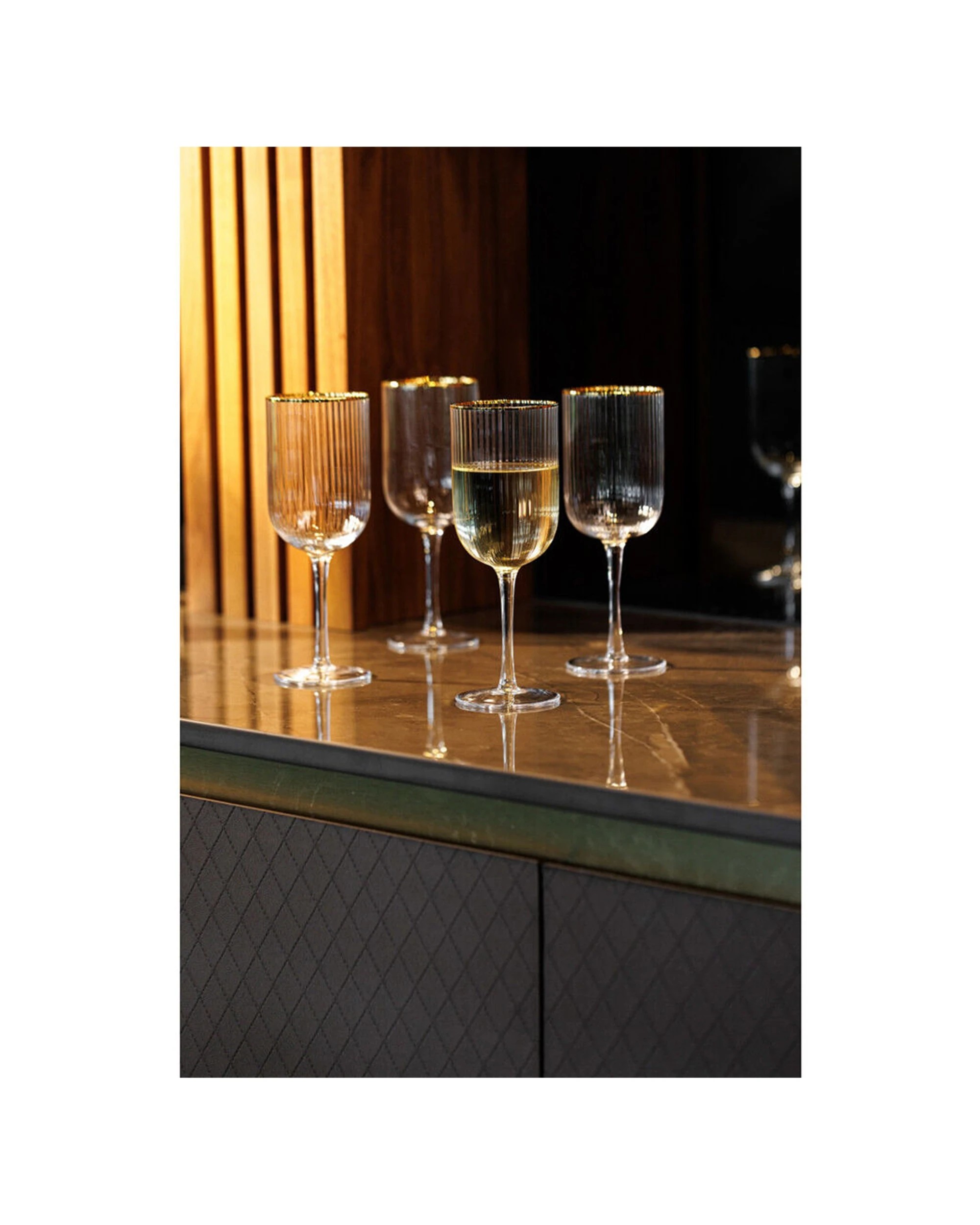 2 Mikasa 4pc Sorrento Crystal Wine Glass Set 400ml - Clear, 2 of 5