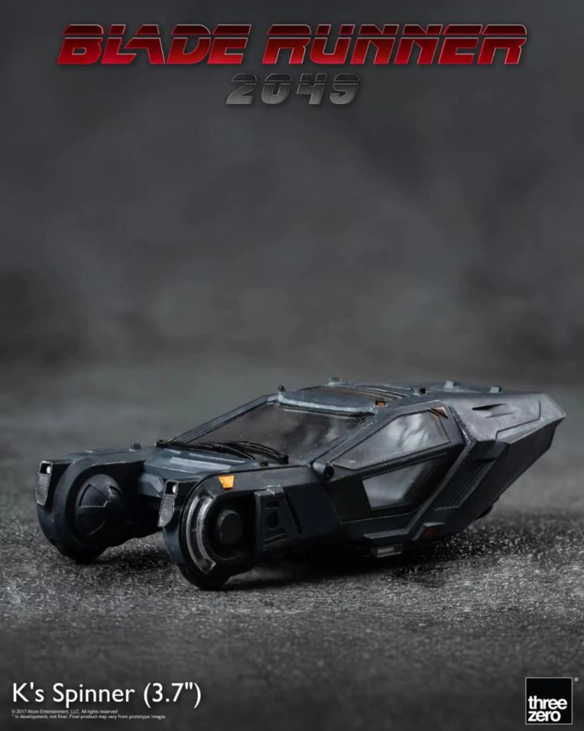 2 Threezero Blade Runner 2049 K'd Spinner 3.7 inch Replica Figure, 2 of 10