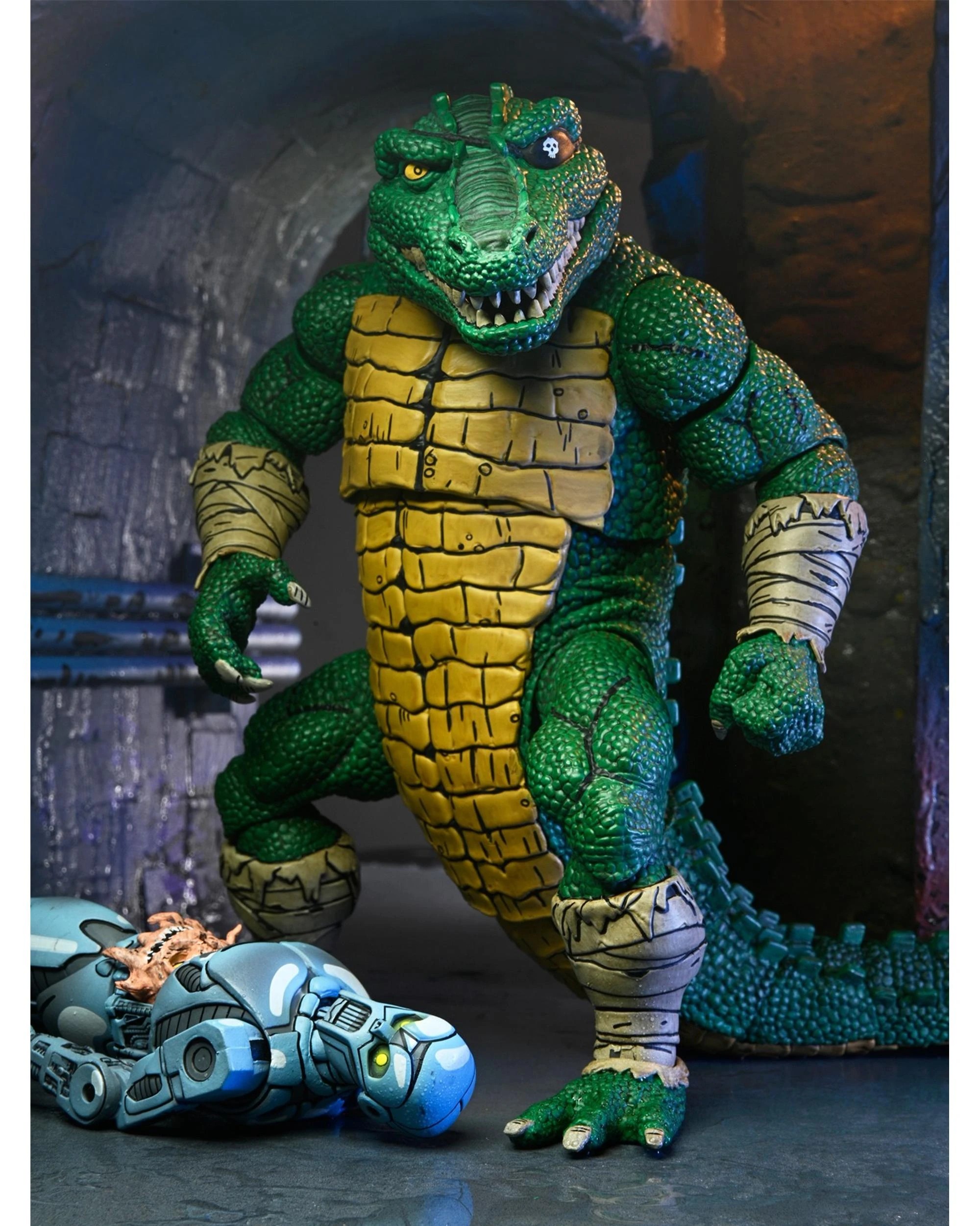 3 NECA Teenage Mutant Ninja Turtles Mirage Comics Leatherhead 7 inch Scale Action Figure, 3 of 4