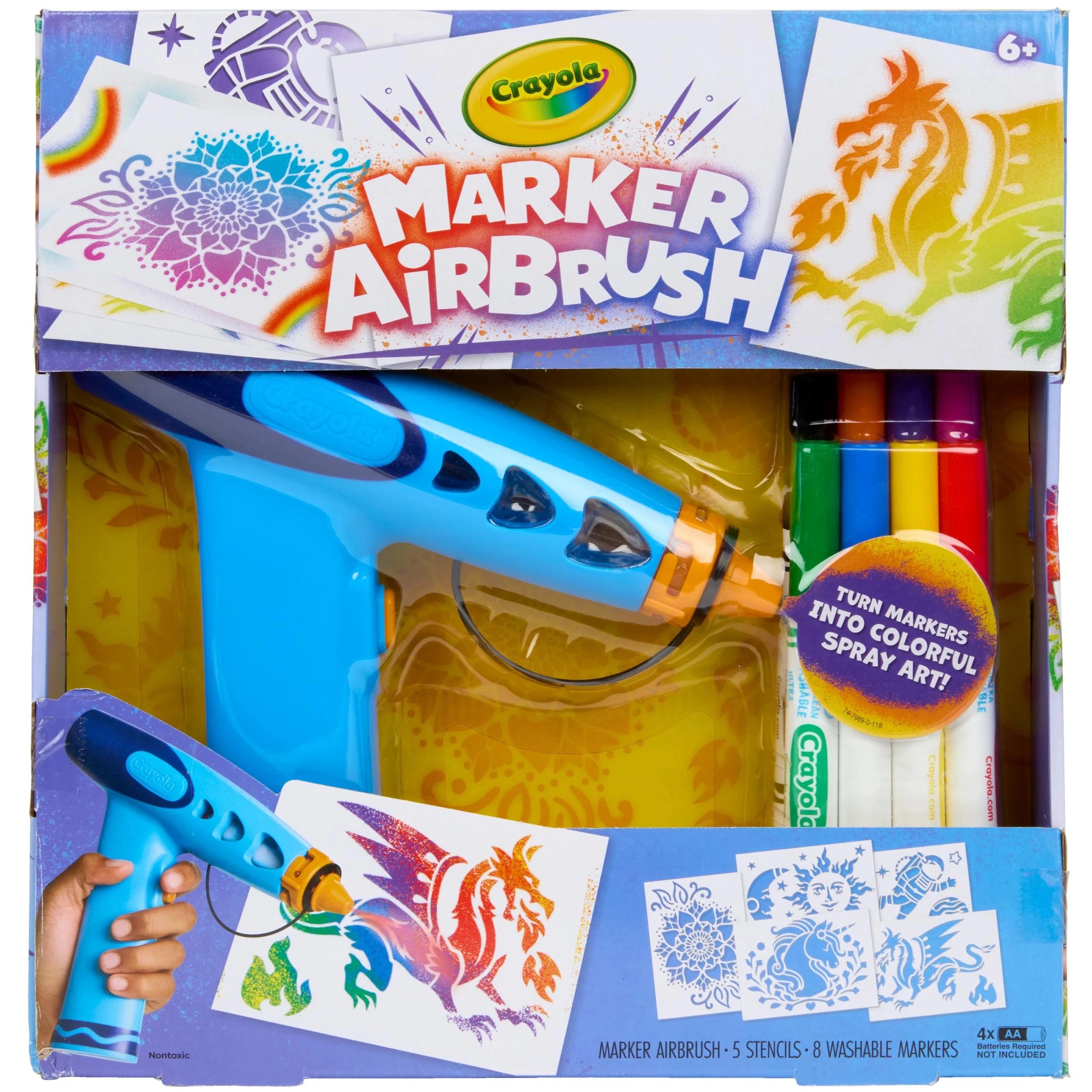 1 Crayola Marker Airbrush Sprayer - Multi, 1 of 8