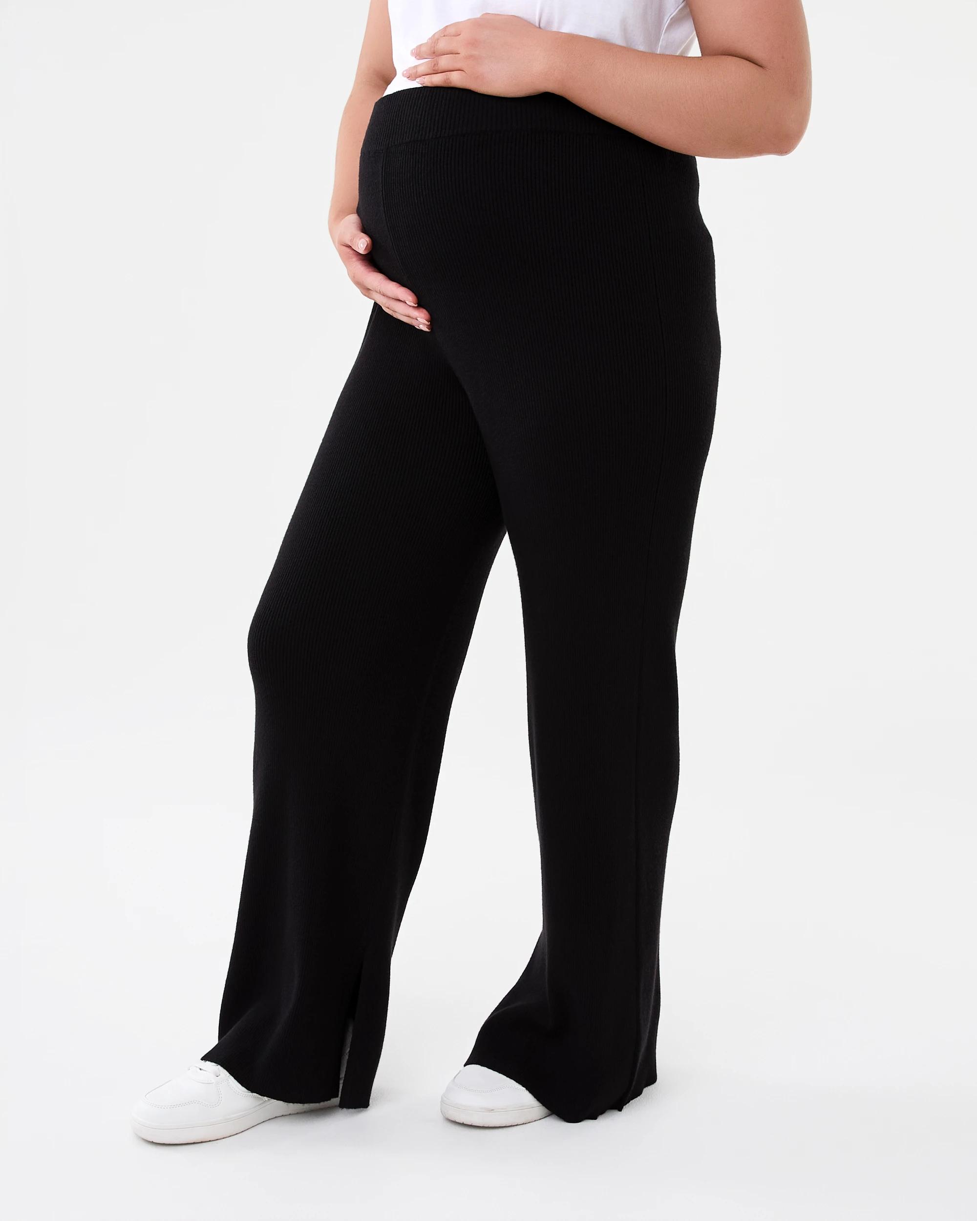 2 Maternity Knit Pants Black, 2 of 5