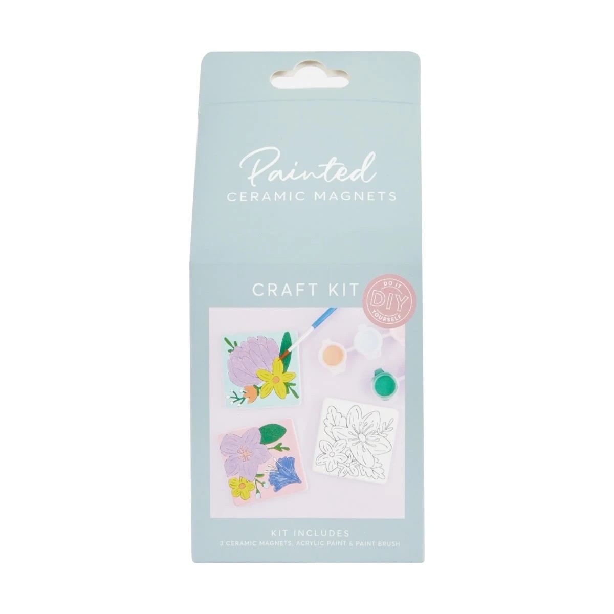 1 DIY Painted Ceramic Magnets Craft Kit, 1 of 3