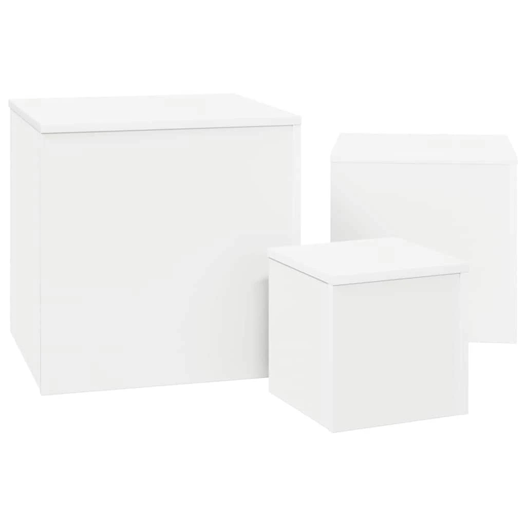 4 Vidaxl Side Table End Table - White, 4 of 10